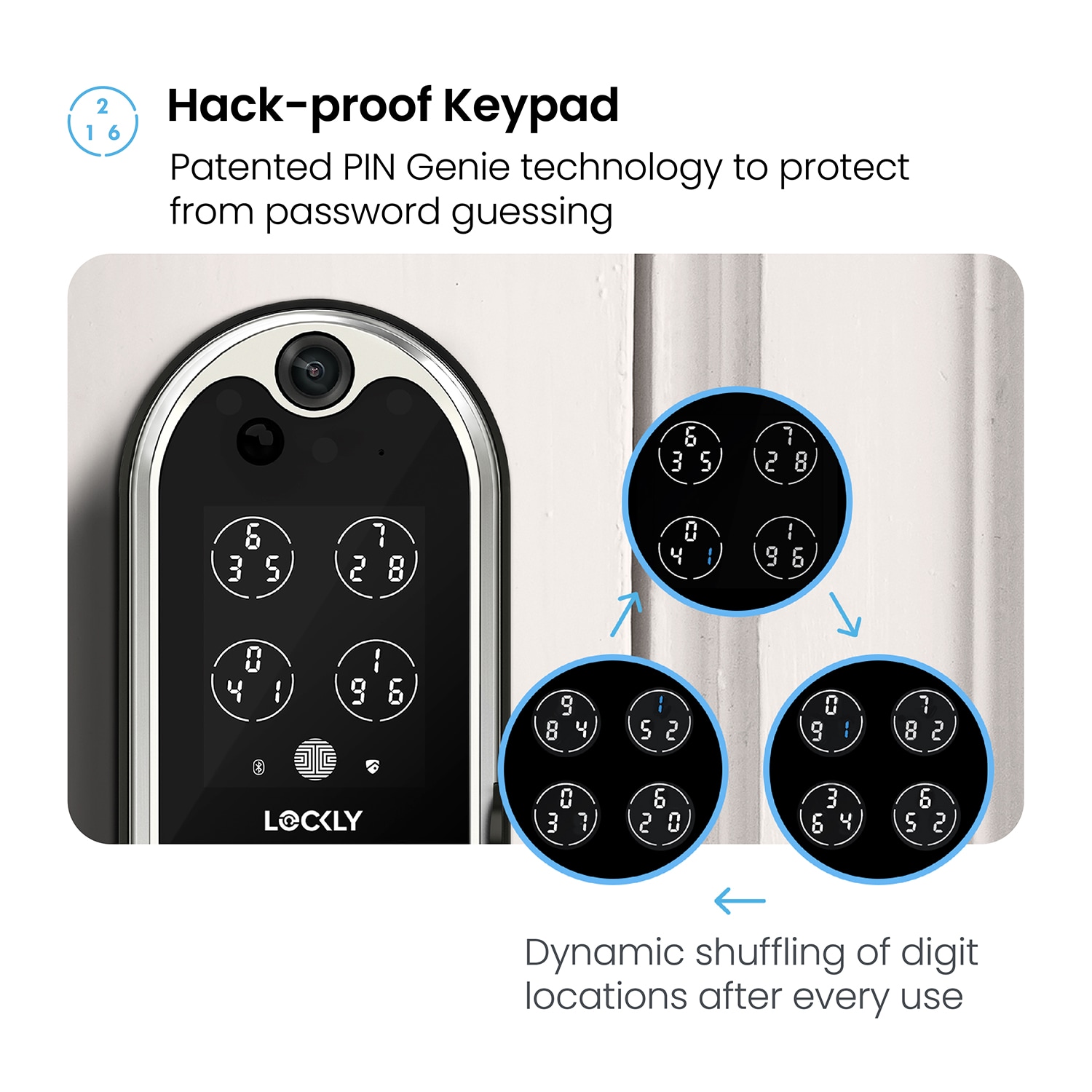 Lockly PGD798NVSN Electronic-Door-Locks - View #3