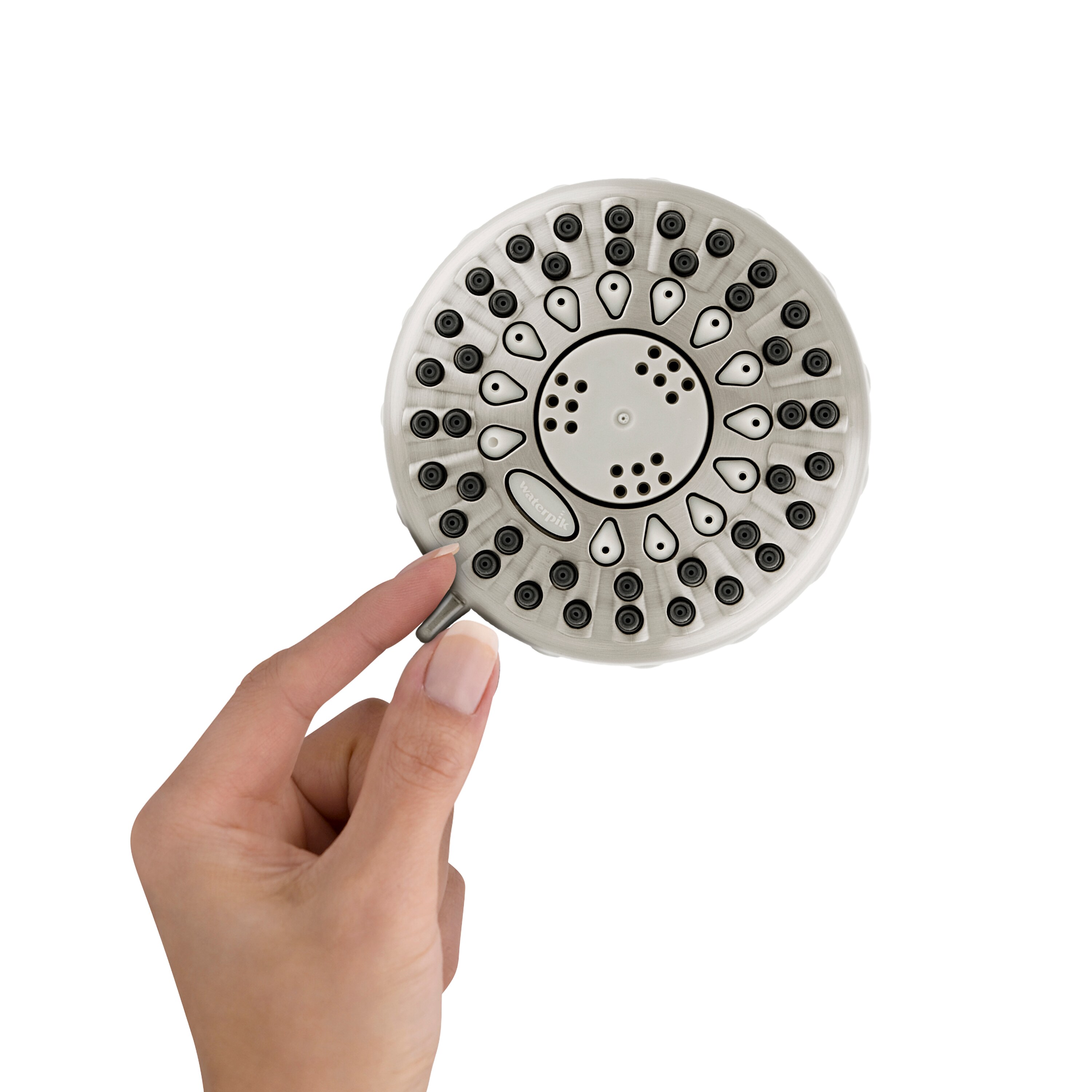 Brushed Nickel 5-Setting Wall Mounted Showerhead