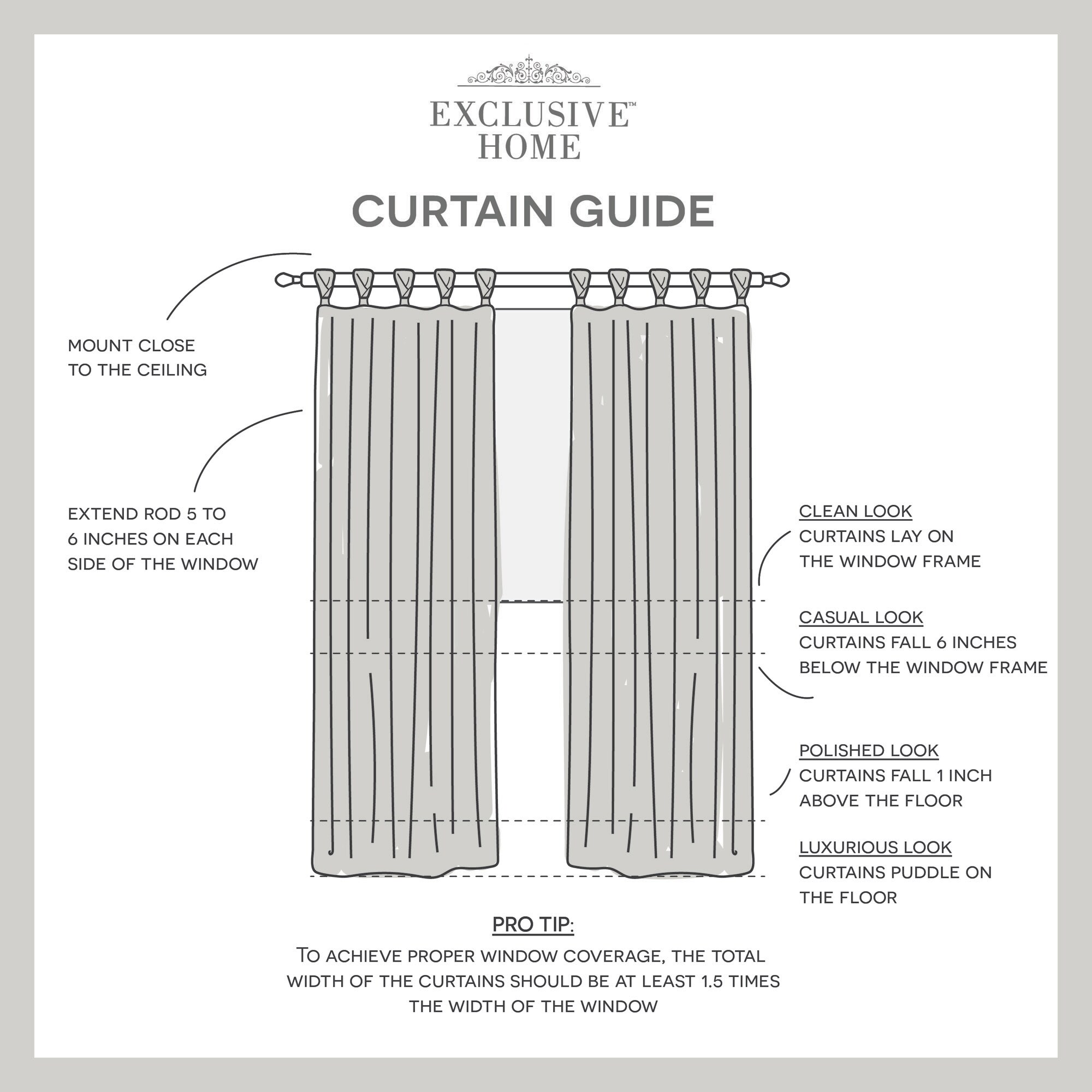Exclusive Home EH8480-01-2108L curtains - View #6