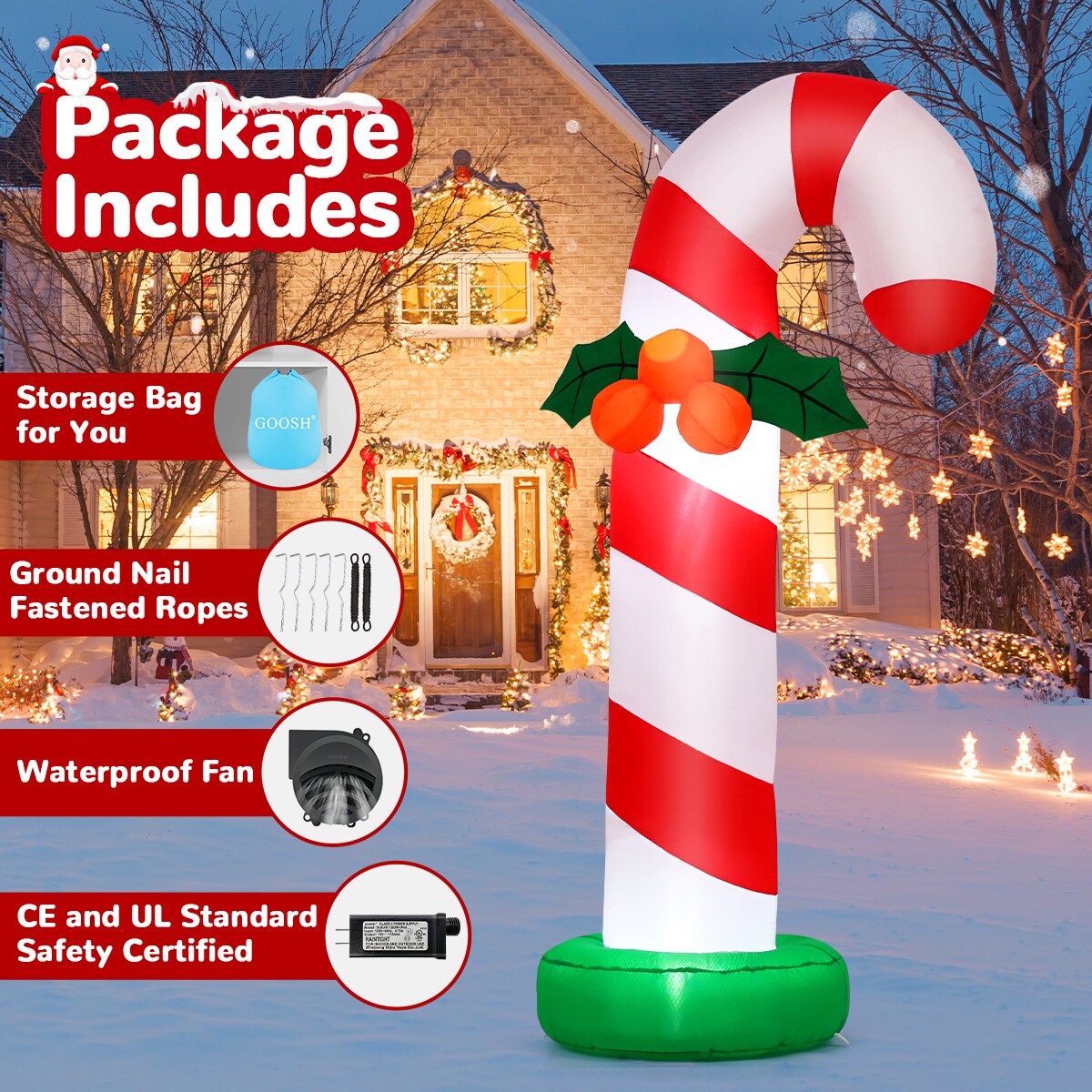 GOOSH DJ-SD-27203-X Christmas-Inflatables - View #4