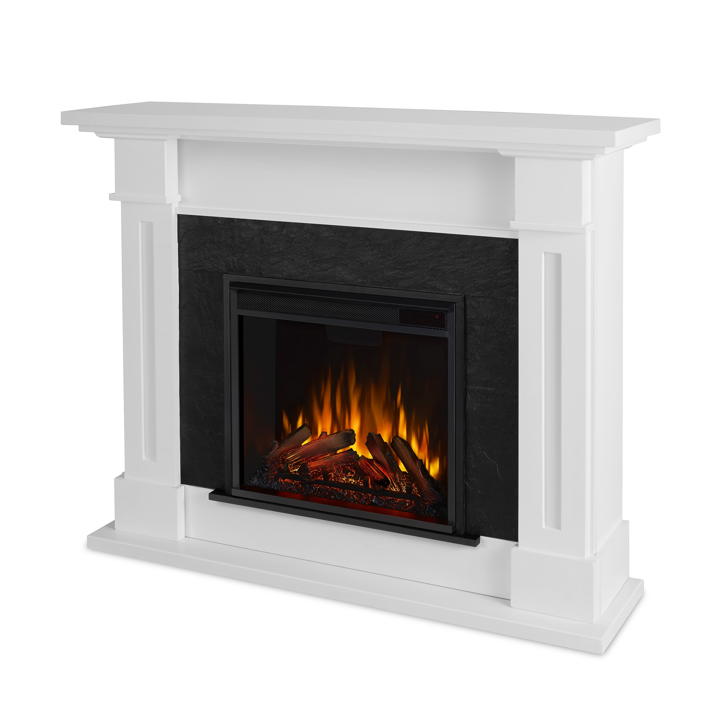 Real Flame 52.5-in W White Fan-forced Electric Fireplace 6030E-W Sansujyuku sansujyuku.com