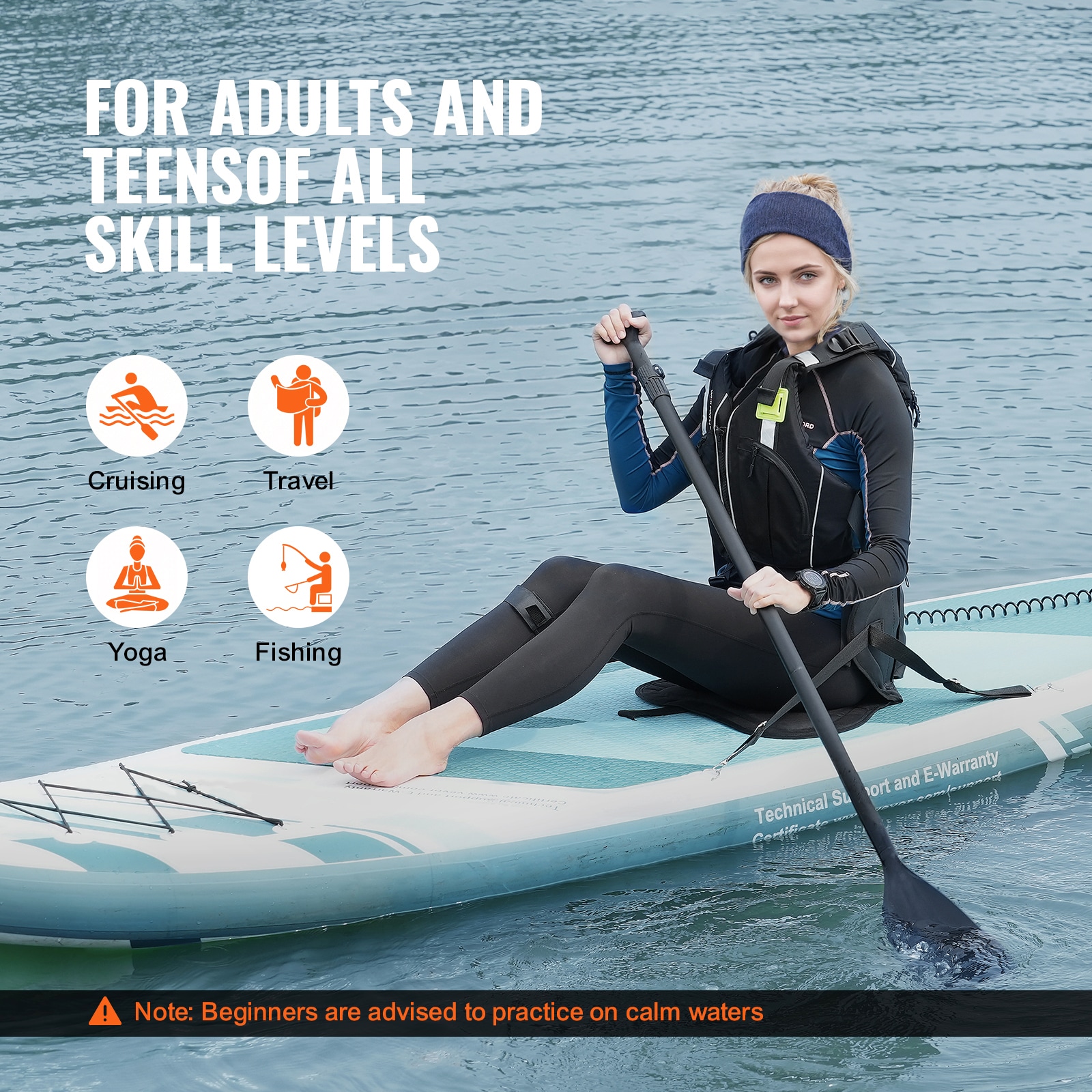 VEVOR CQJBDZYKDZYKM6UX7V0 Stand-Up-Paddle-Boards - View #7