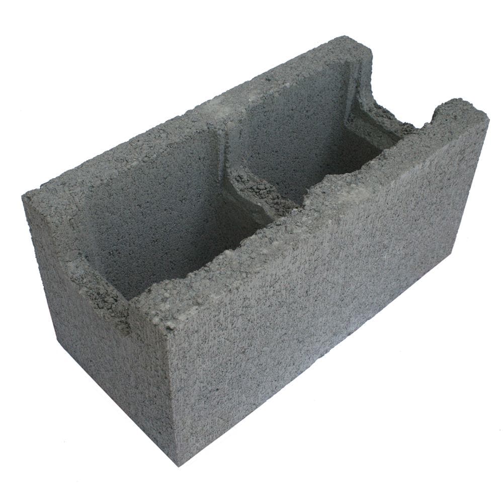  62297 8-in W x 8-in H x 16-in L Concrete Block