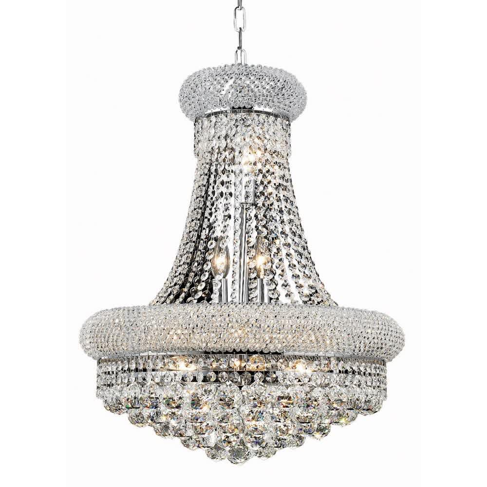 Elegant Lighting A-EL-V1800D20C/RC Primo 14-Light Chrome Chandelier