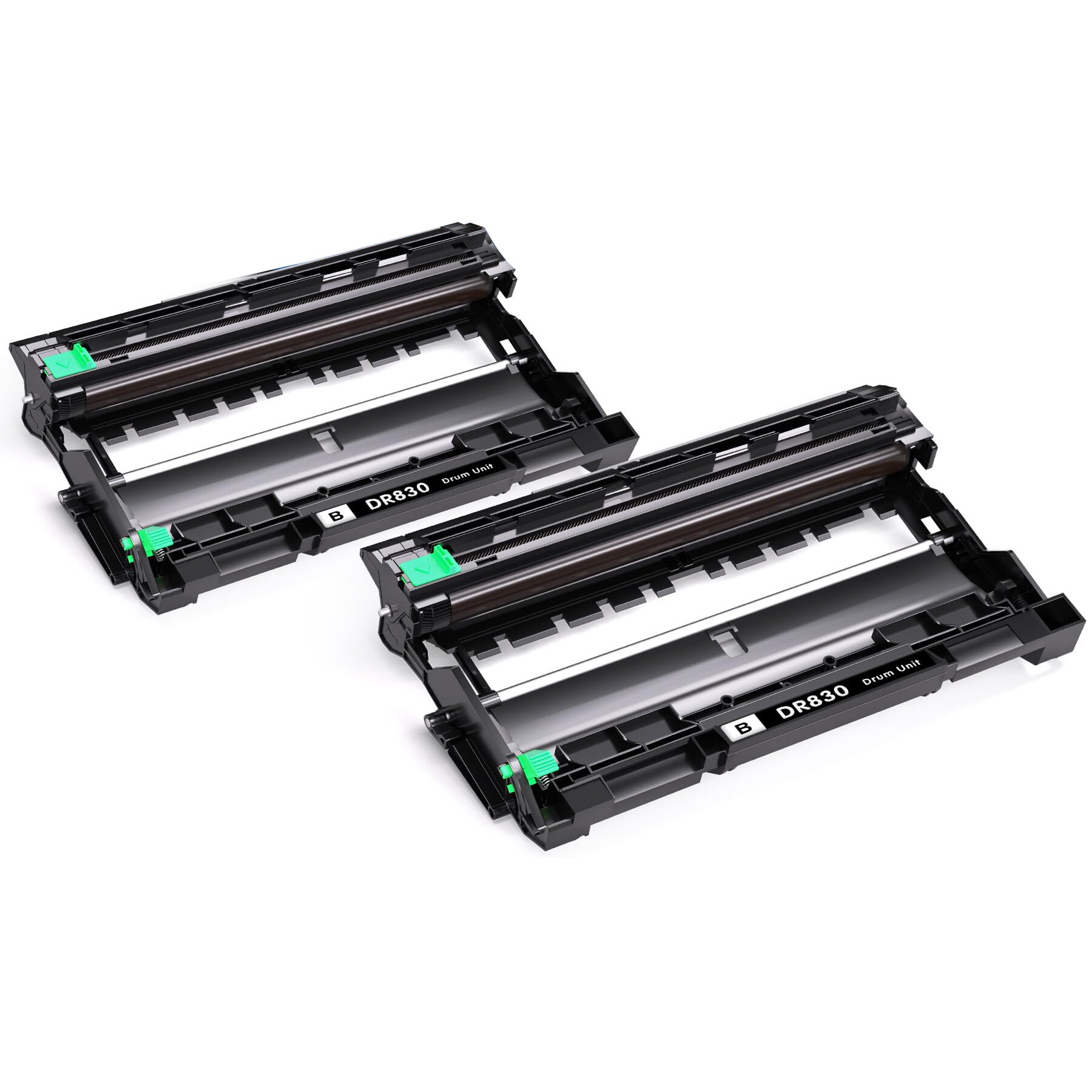 Etokfoks  DR730 drum unit 2 pack compatible replacement for Brother HL L2350DW HL L2370DW MFC L2750DW printers high yield not toner