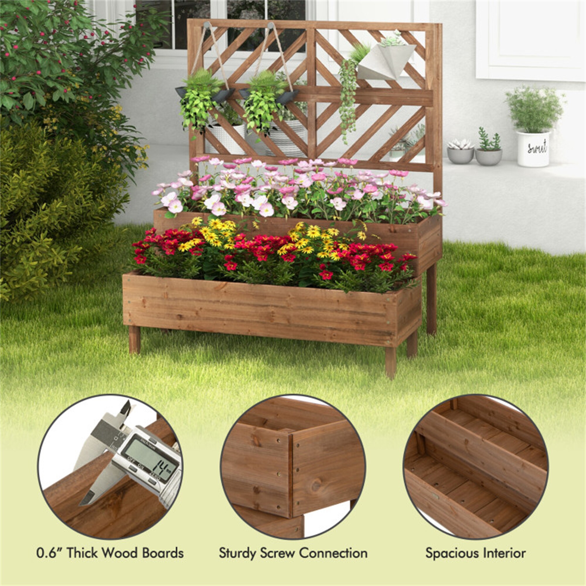 BABOOM BOM-T4041CF-CO Raised-Planter-Boxes - View #6