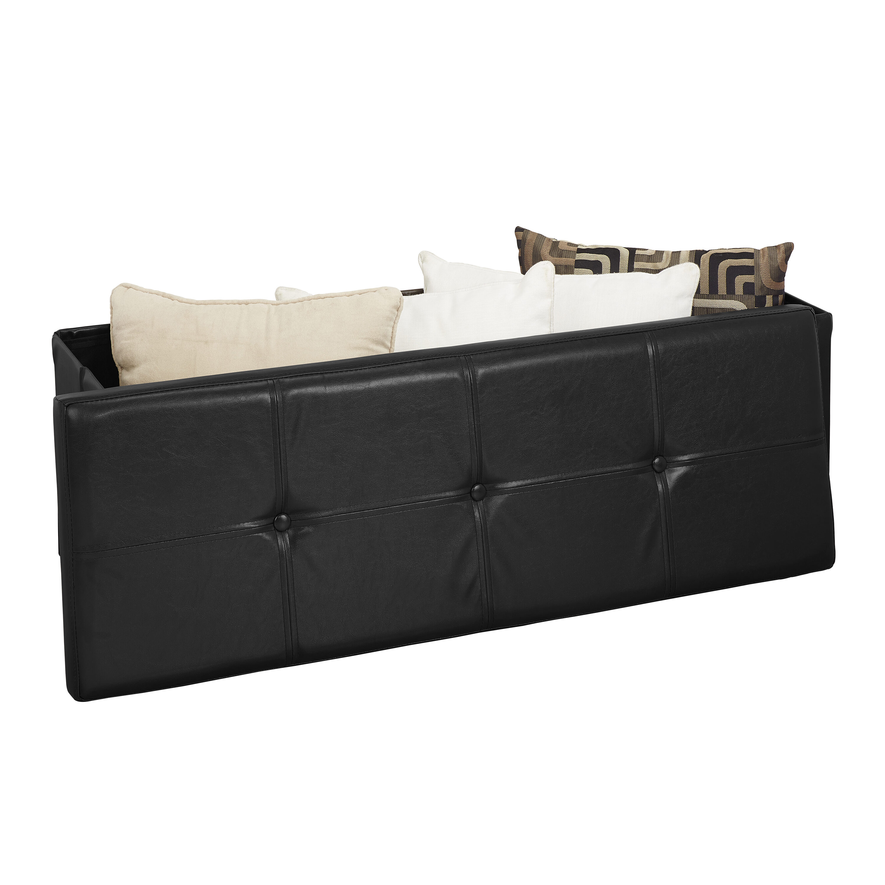 Simplify F-0645-BLACK-BX Indoor-Ottomans - View #5