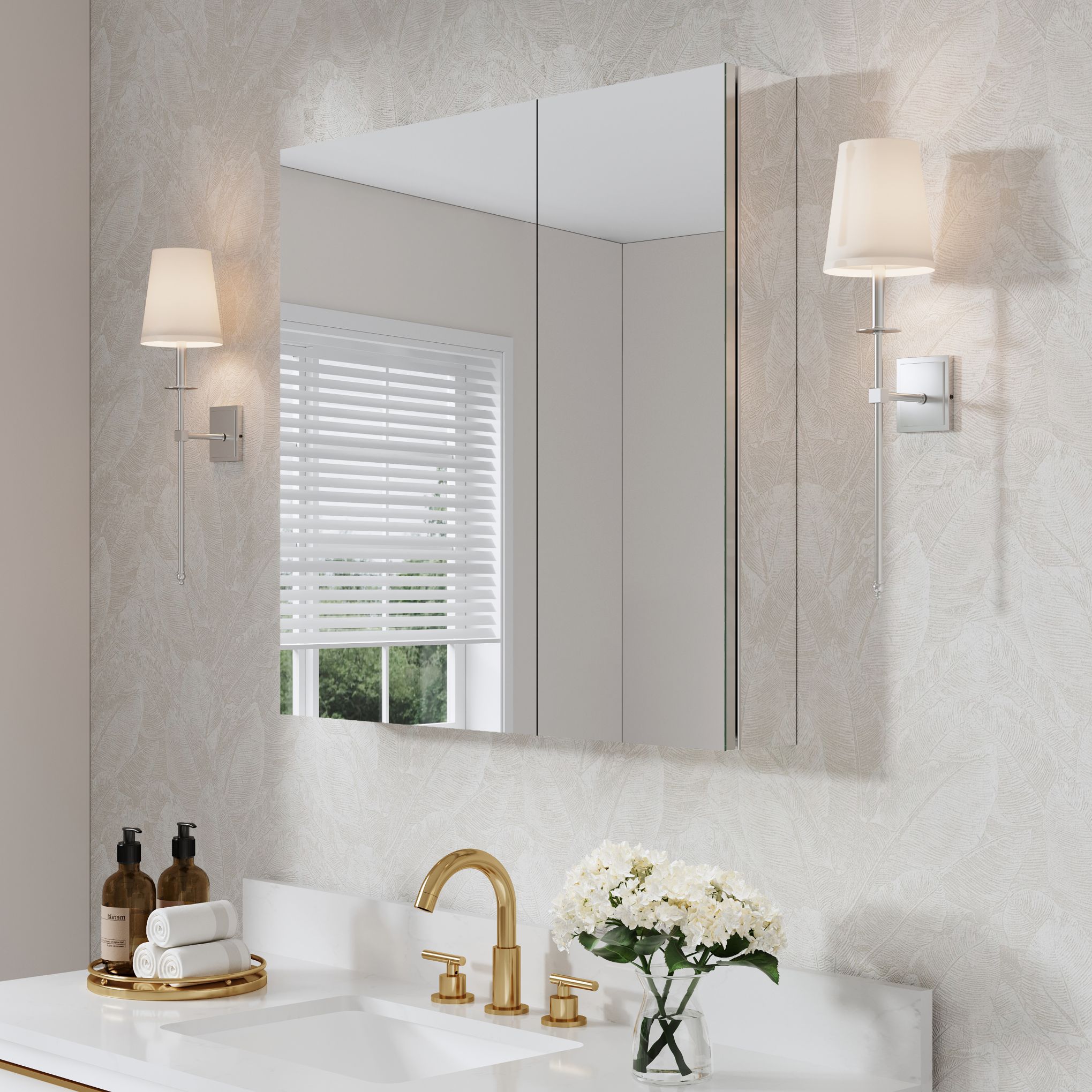WELLFOR ROSA2012LR Bathroom-Medicine-Cabinets - View #9