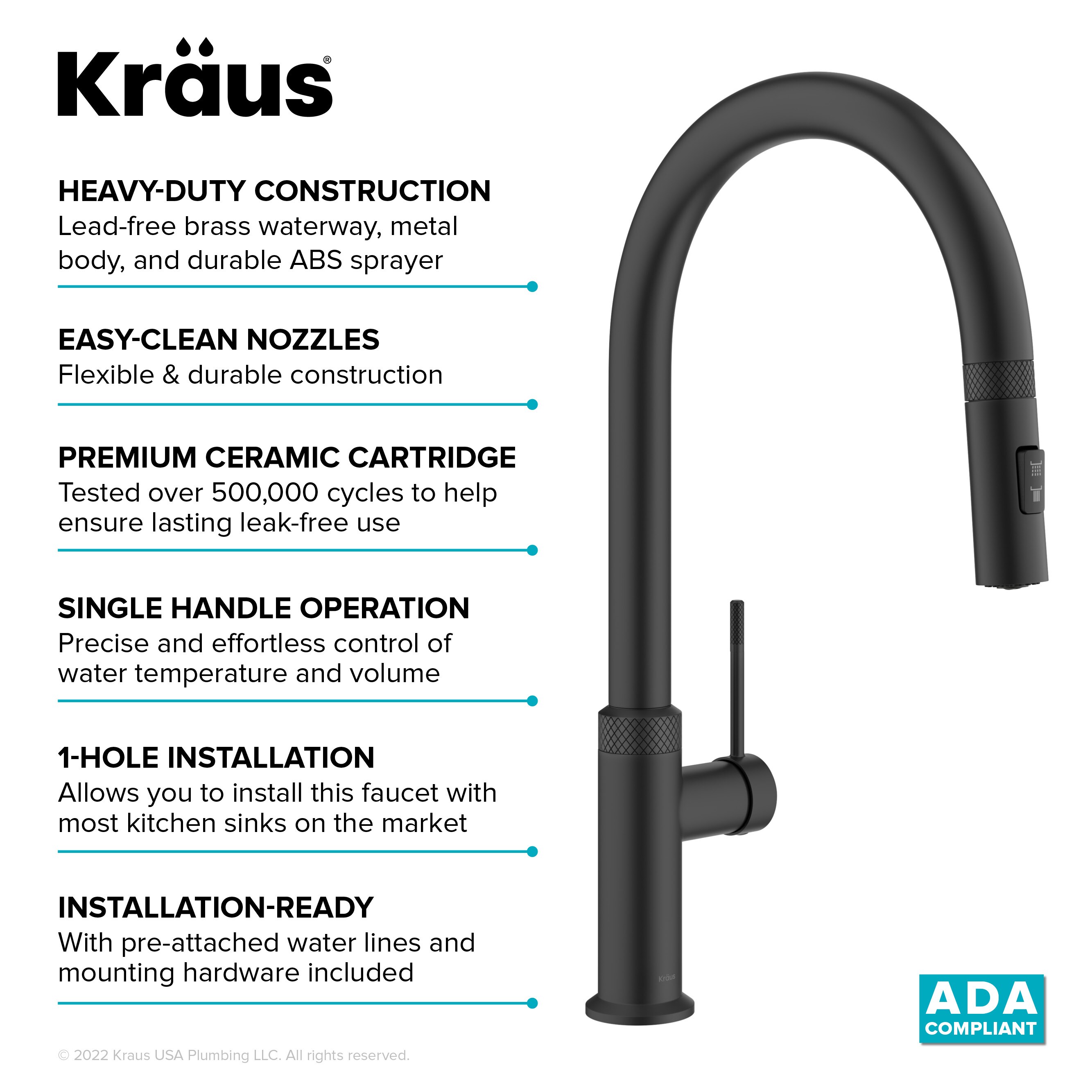 Kraus KPF-2654MB Kitchen-Faucets - View #10