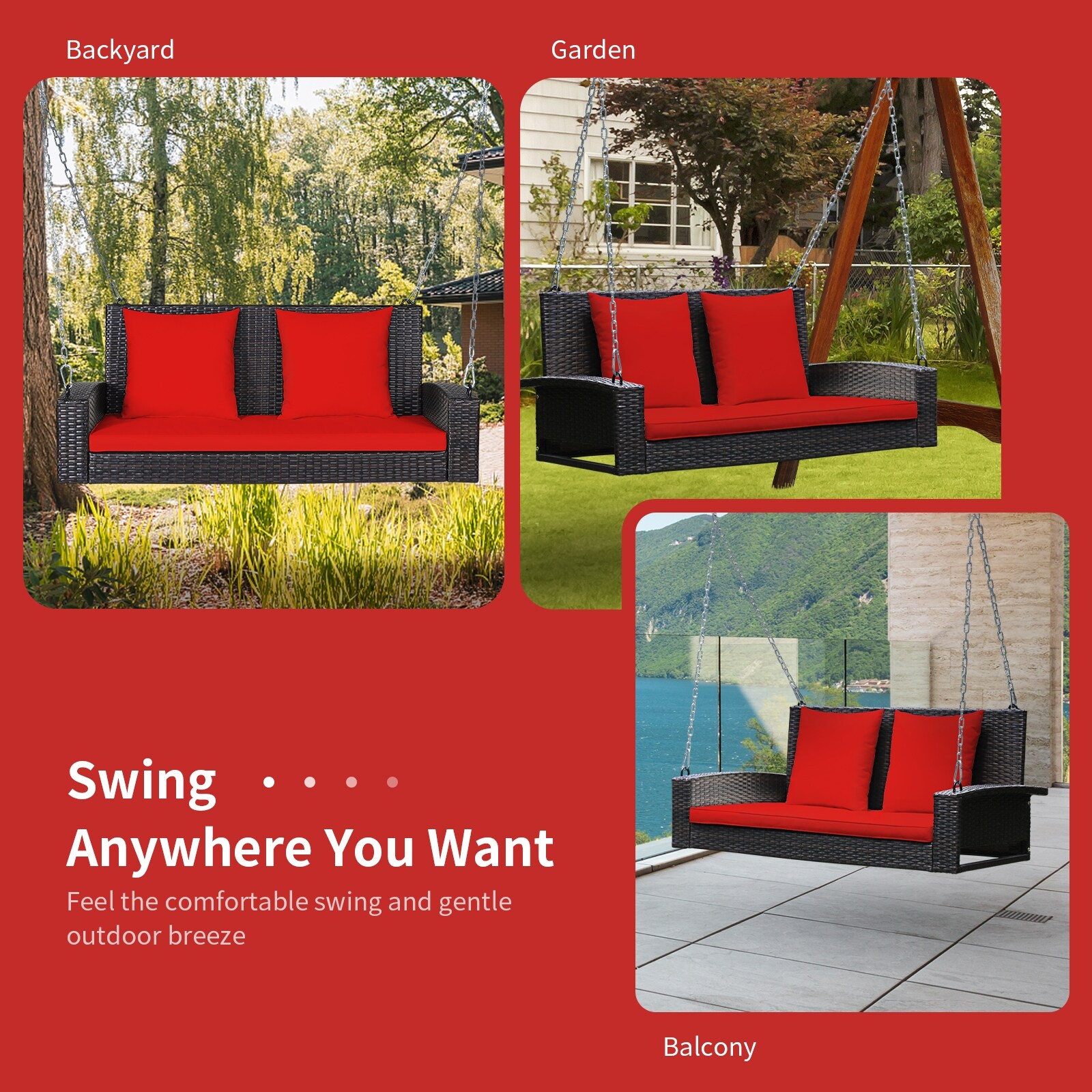 Forclover ALUE-04BK Swing-Gliders - View #4