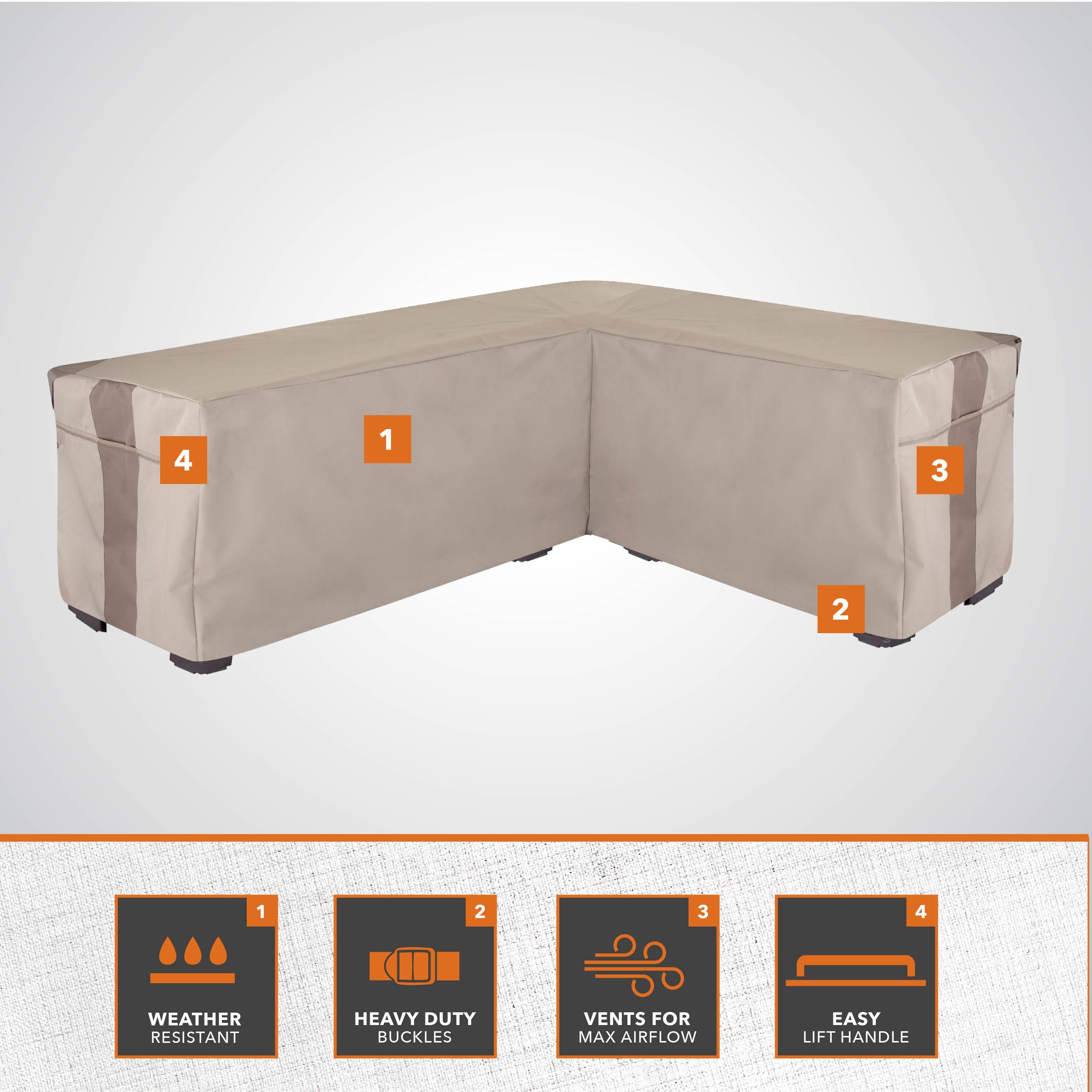 Modern Leisure 2971 Patio-Furniture-Covers - View #3