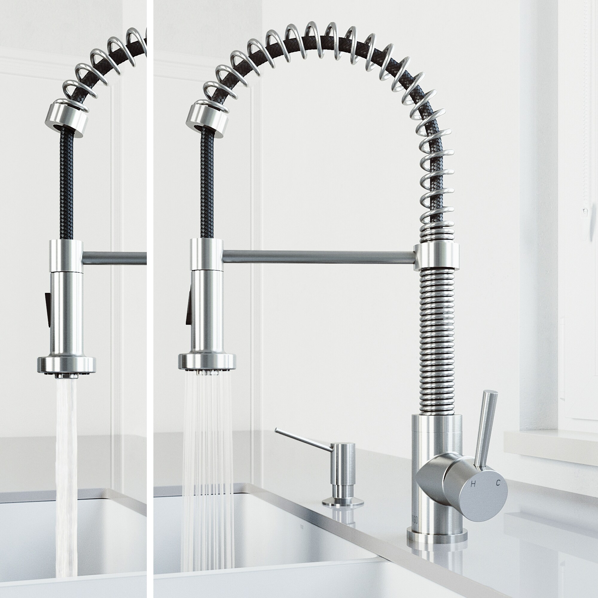 VIGO VG02001STK5 Kitchen-Faucets - View #3