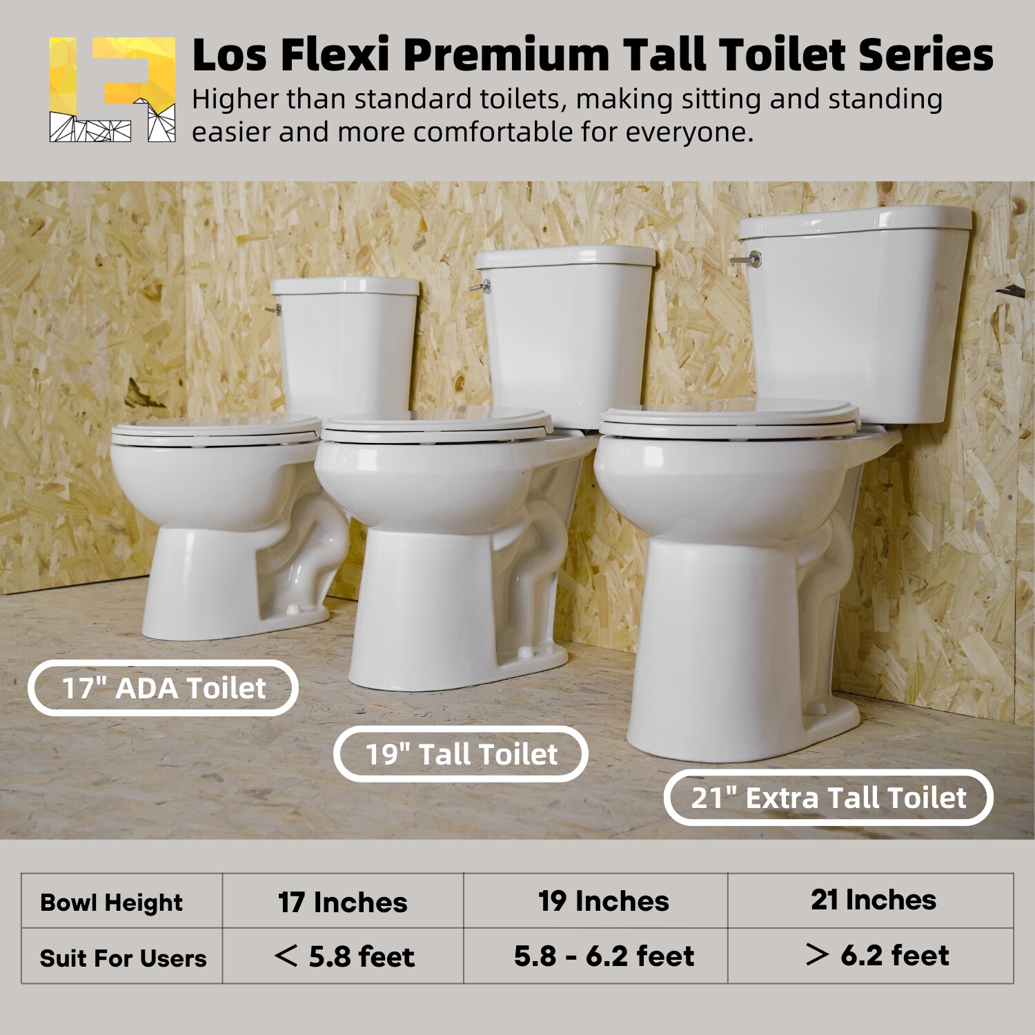 Los Flexi LSLF017T01-A toilets - View #4