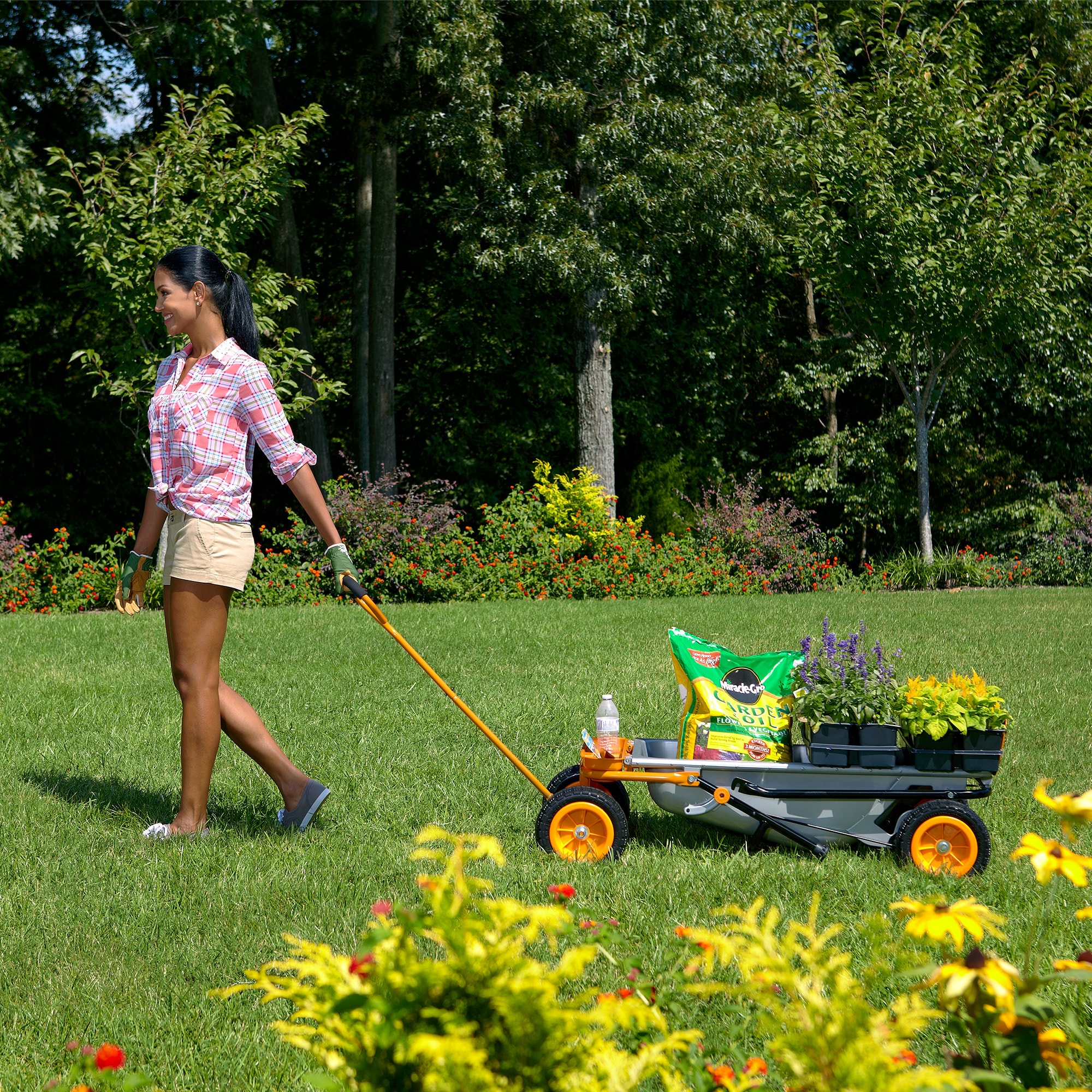 WORX Wheelbarrows Yard Carts at Lowes