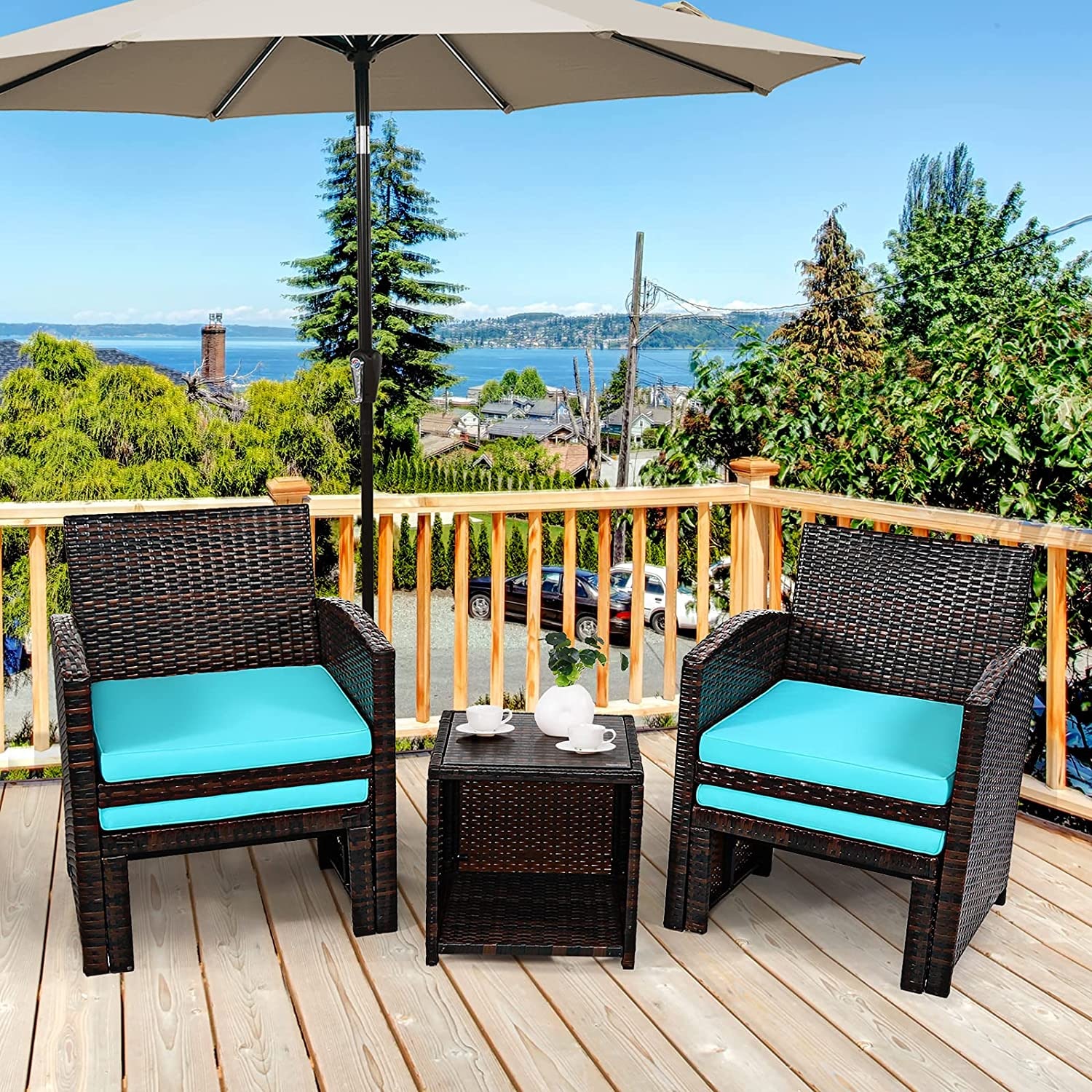 Forclover HYFC-8178RE Patio-Conversation-Sets - View #3