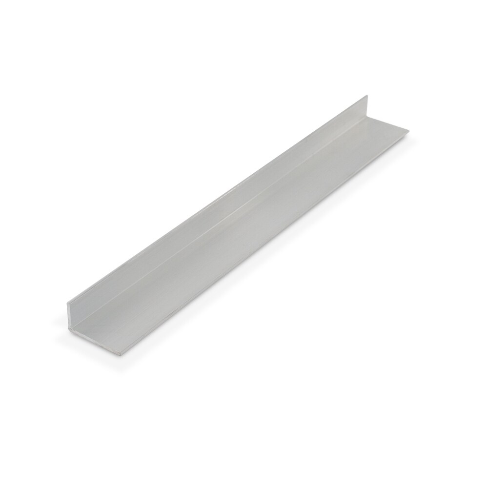 Outwater 3P1.27.02658 Extruded Aluminum Angle Alu904-M Mill Finish 1/2-inX1-in X 1/16-in Aluminum Angle Moulding 36-in Lengths (Pack of 4)