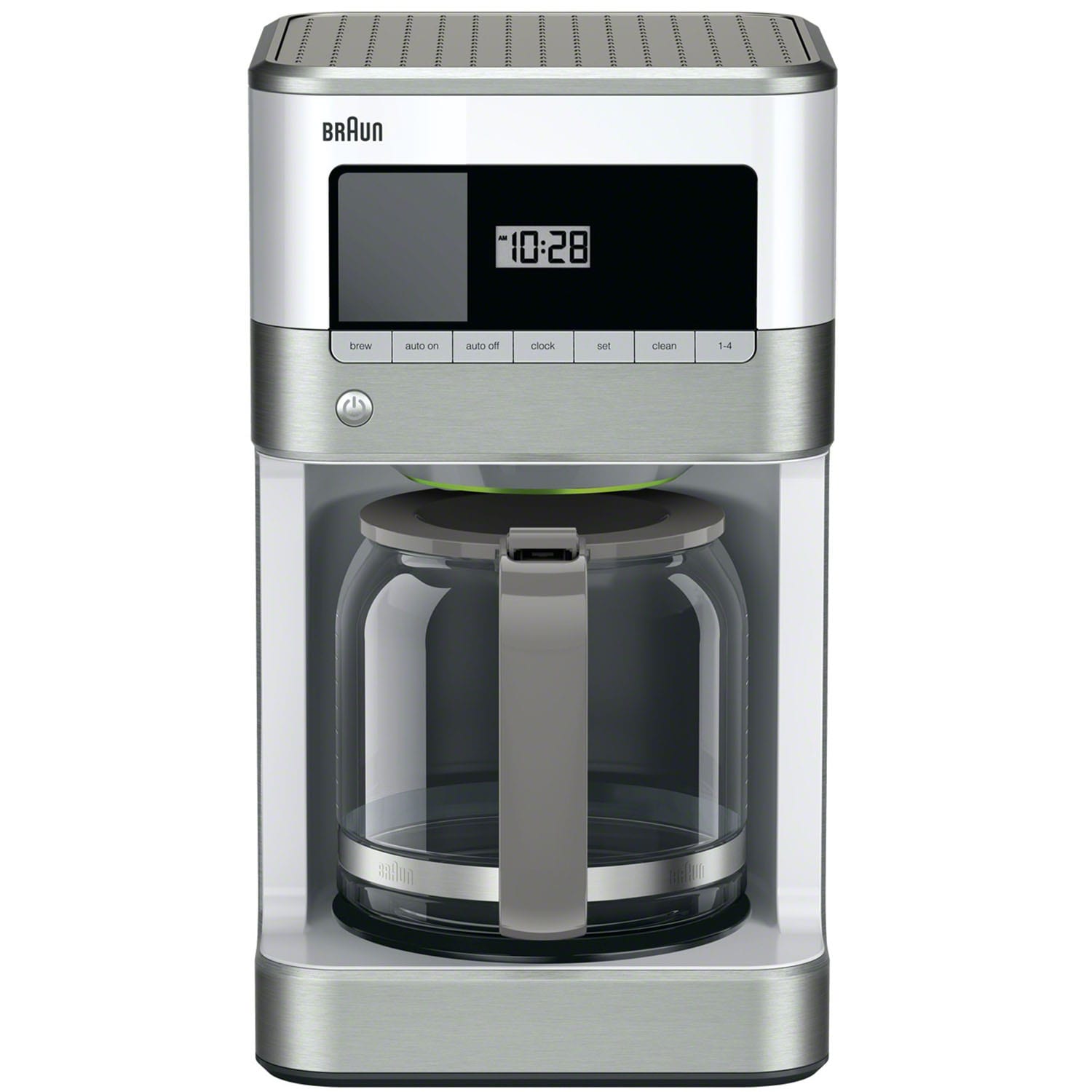 Braun KF6050WH 12 -Cup Programmable Residential Drip coffee maker with Automatic Shut-Off ( White )
