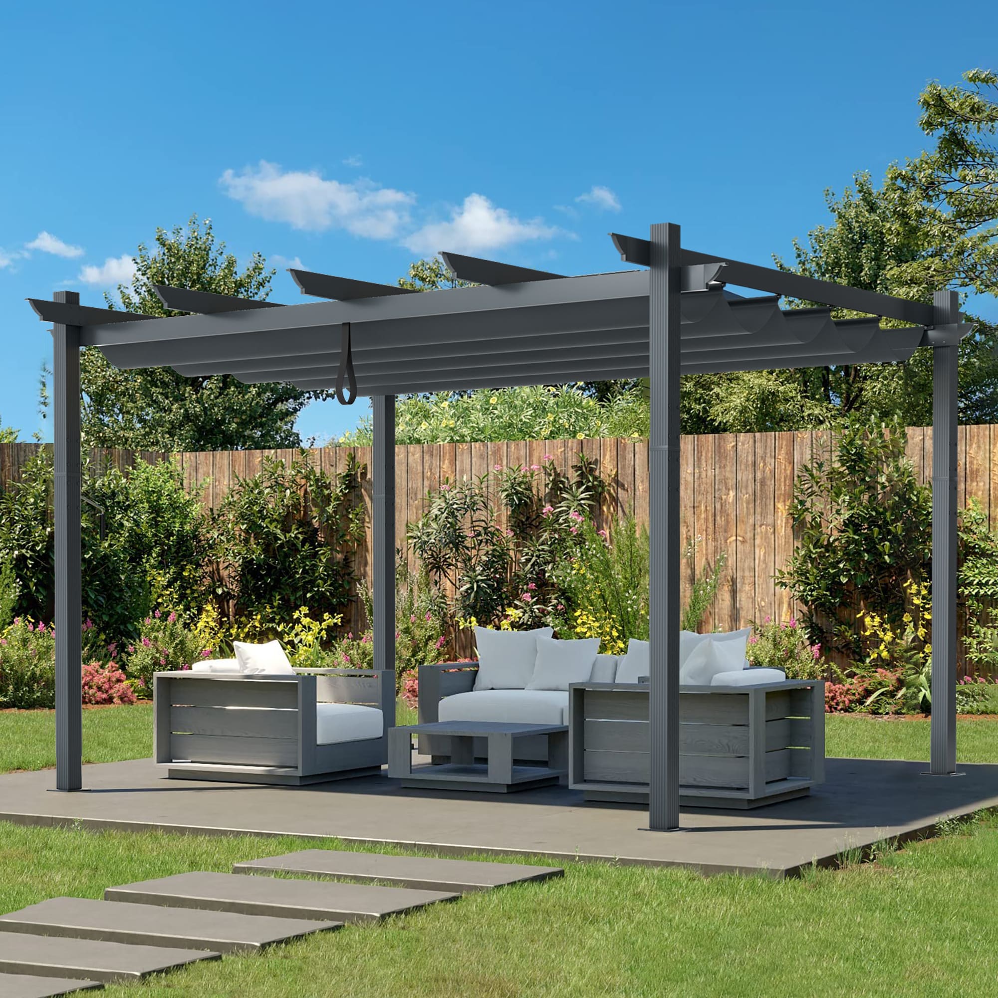 WELLFOR TDJ10911GR Pergolas-2 - View #5