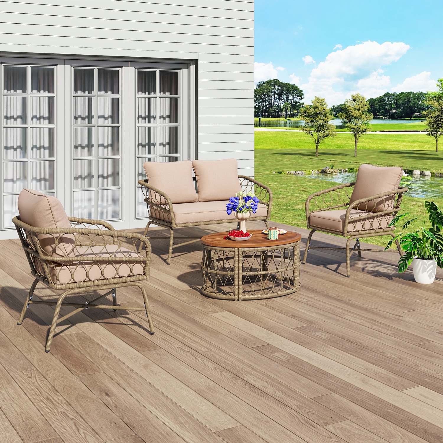 SINOFURN SYA38042BG Patio-Conversation-Sets - View #7