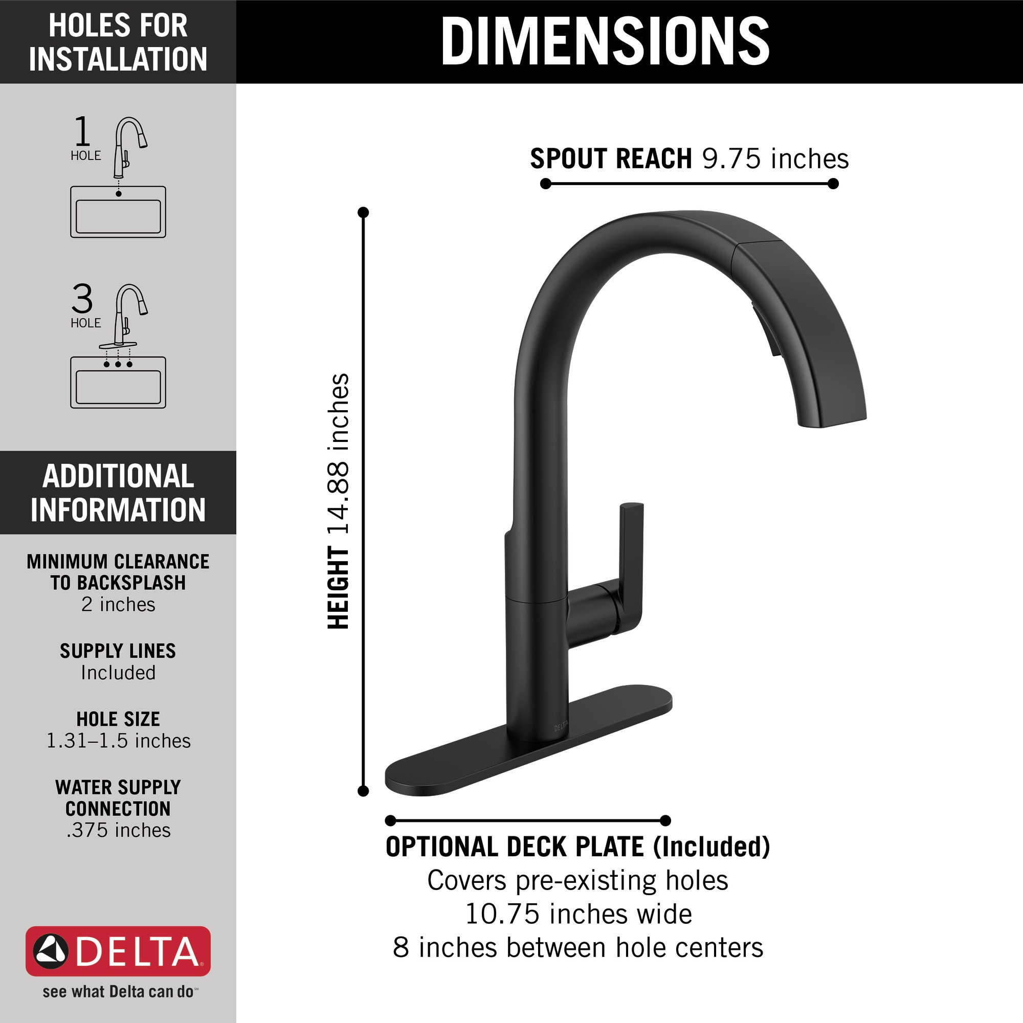 Delta 19824LF-BL Kitchen-Faucets - View #3