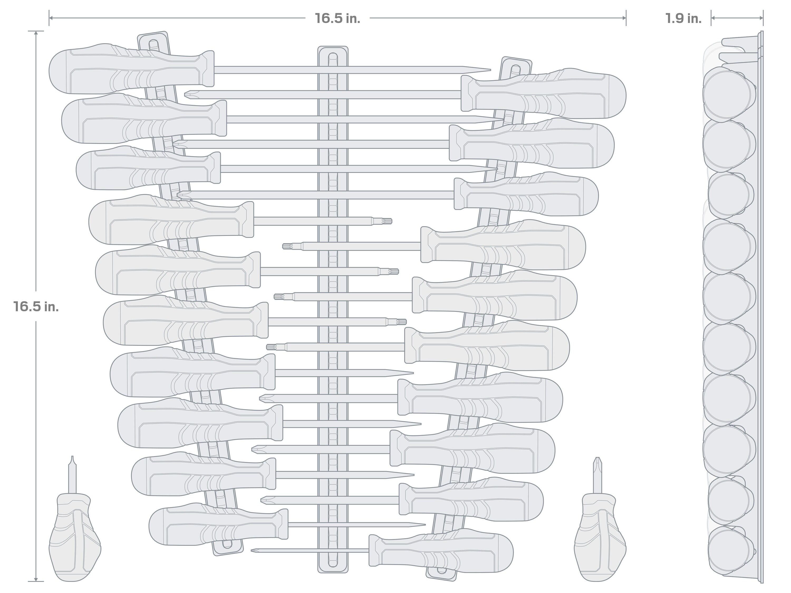 TEKTON DRV45501 Screwdrivers-Individual - View #6