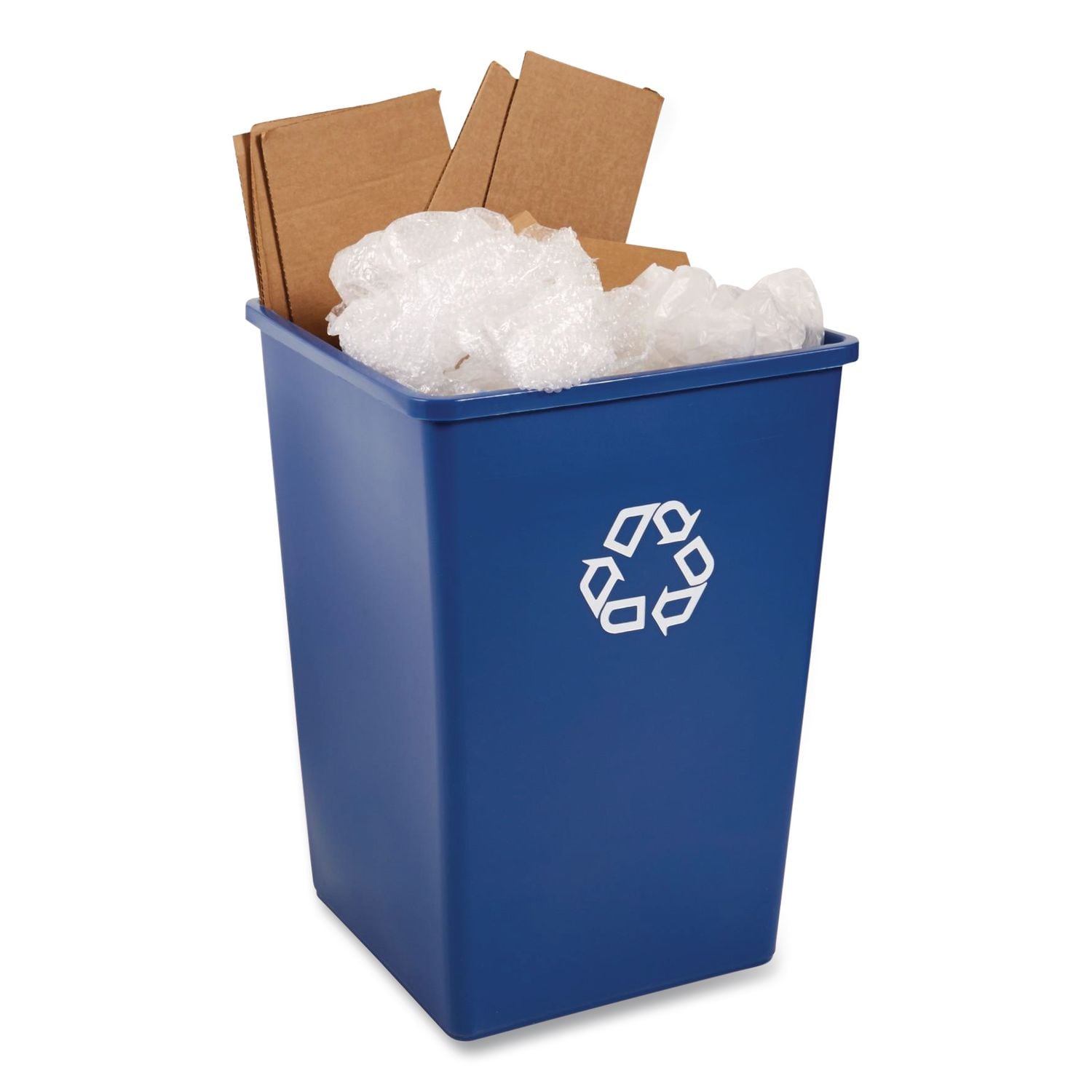Rubbermaid Commercial Products FG395873BLUE Recycling-Bins - View #4