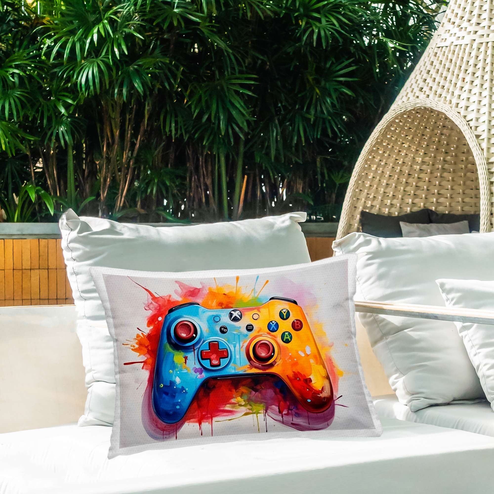 Stupell Industries PLQ-977-ORC-14X20 Outdoor-Accent-Pillows - View #3
