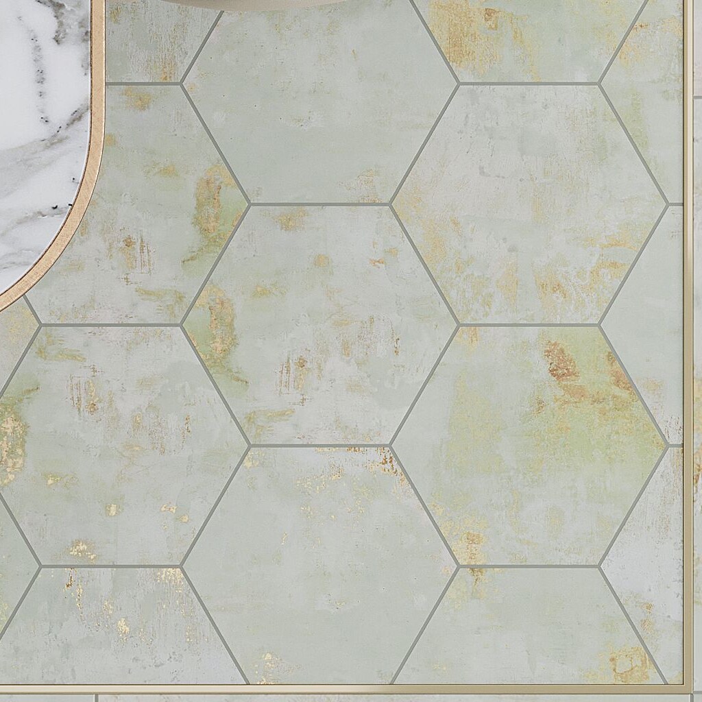 Apollo Tile APLROC8GRNHEX Ceramic-Tile - View #6
