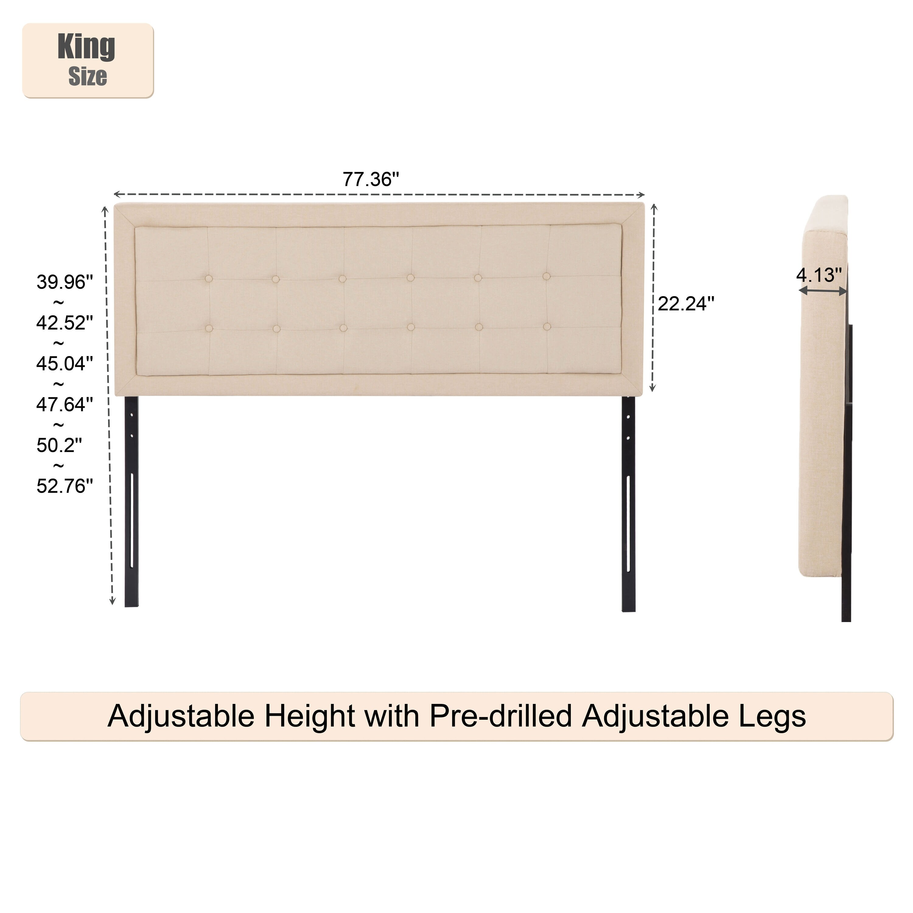 Vynxaria LESX1964RYSCTBH003 Upholstered-Headboards - View #5