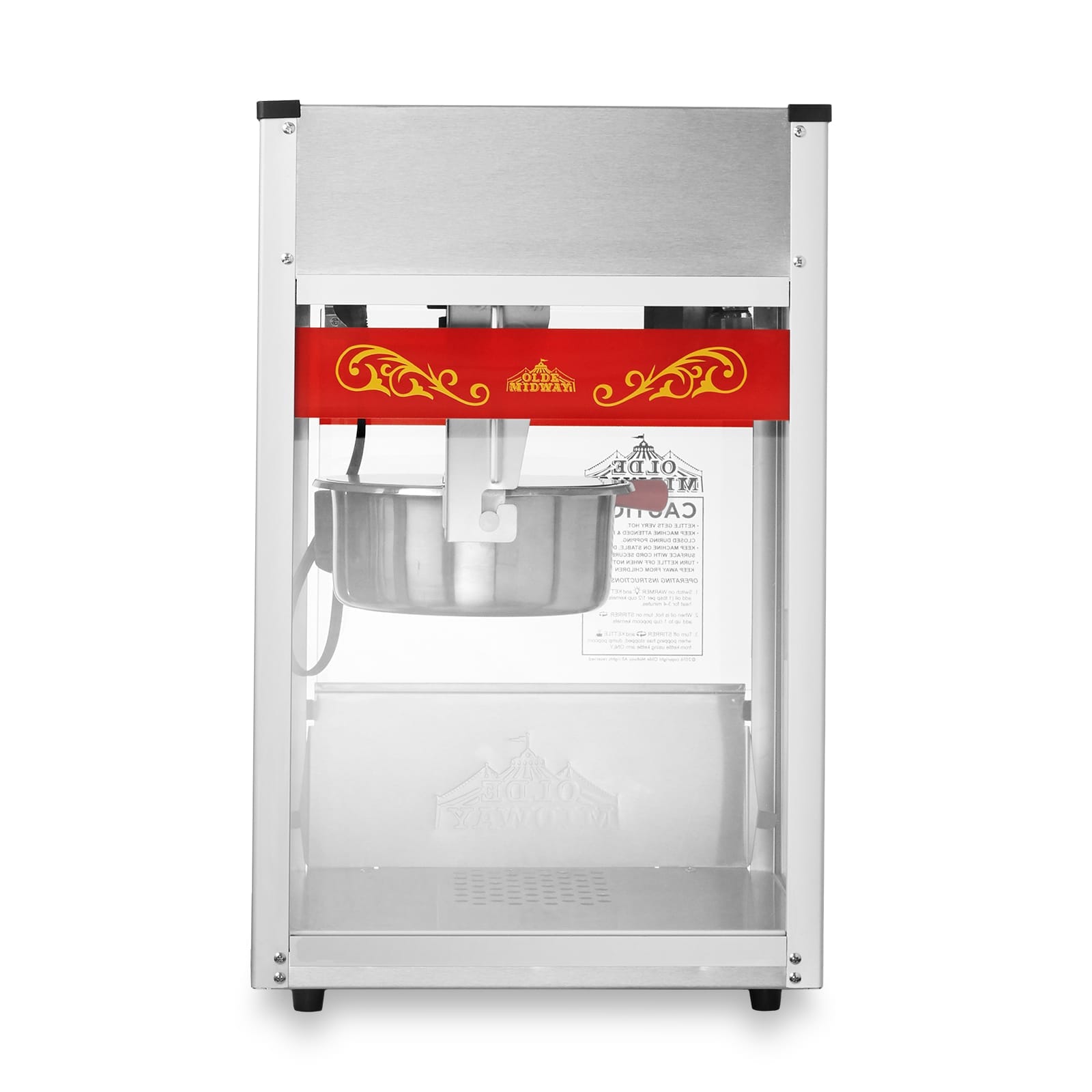 Olde Midway CON-POP-8-SS-RED Popcorn-Makers - View #5