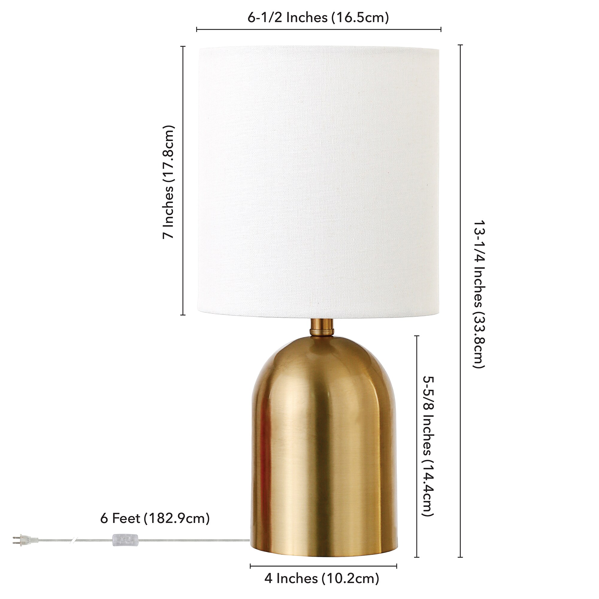 5 light brass table lamp