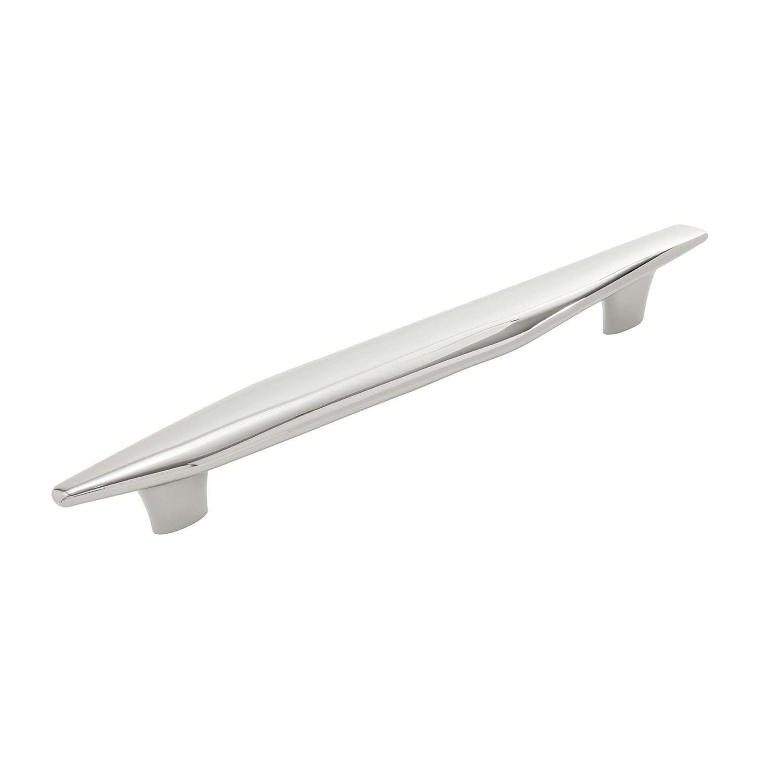 Belwith Keeler B079716-14 Pebble 12-in , 305mm Center to Center Polished Nickel Novelty Handle Drawer Pull