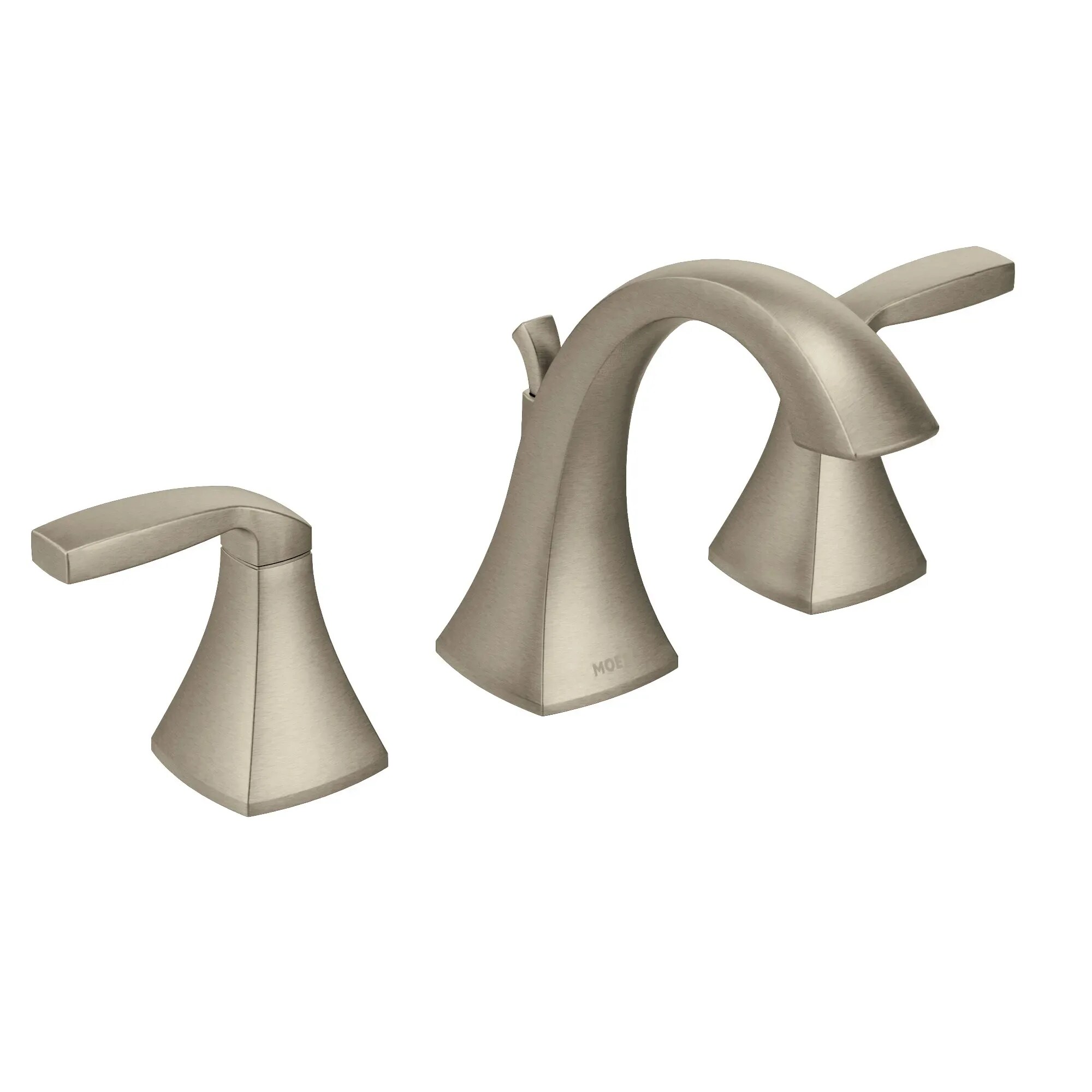 Moen Voss  Two-Handle High Arc Bathroom Faucet in Brushed Nickel