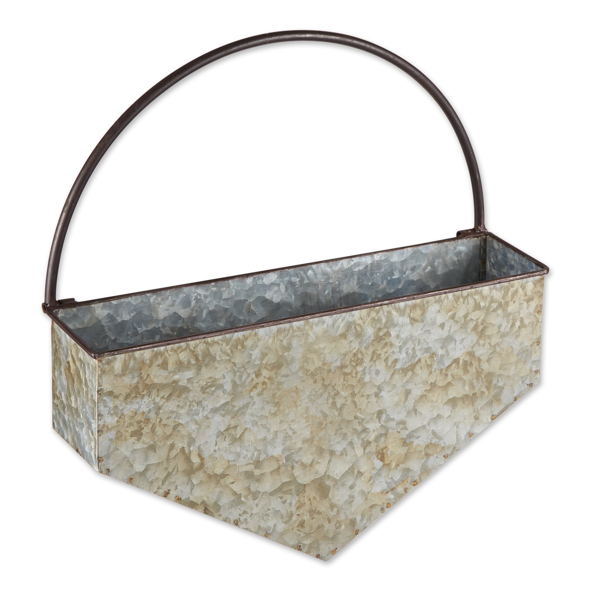 Zingz & Thingz 4506348 14.5-in W x 14.5-in H x 14.5-in D Multiple colors/finishes Metal Indoor/Outdoor Wall planter