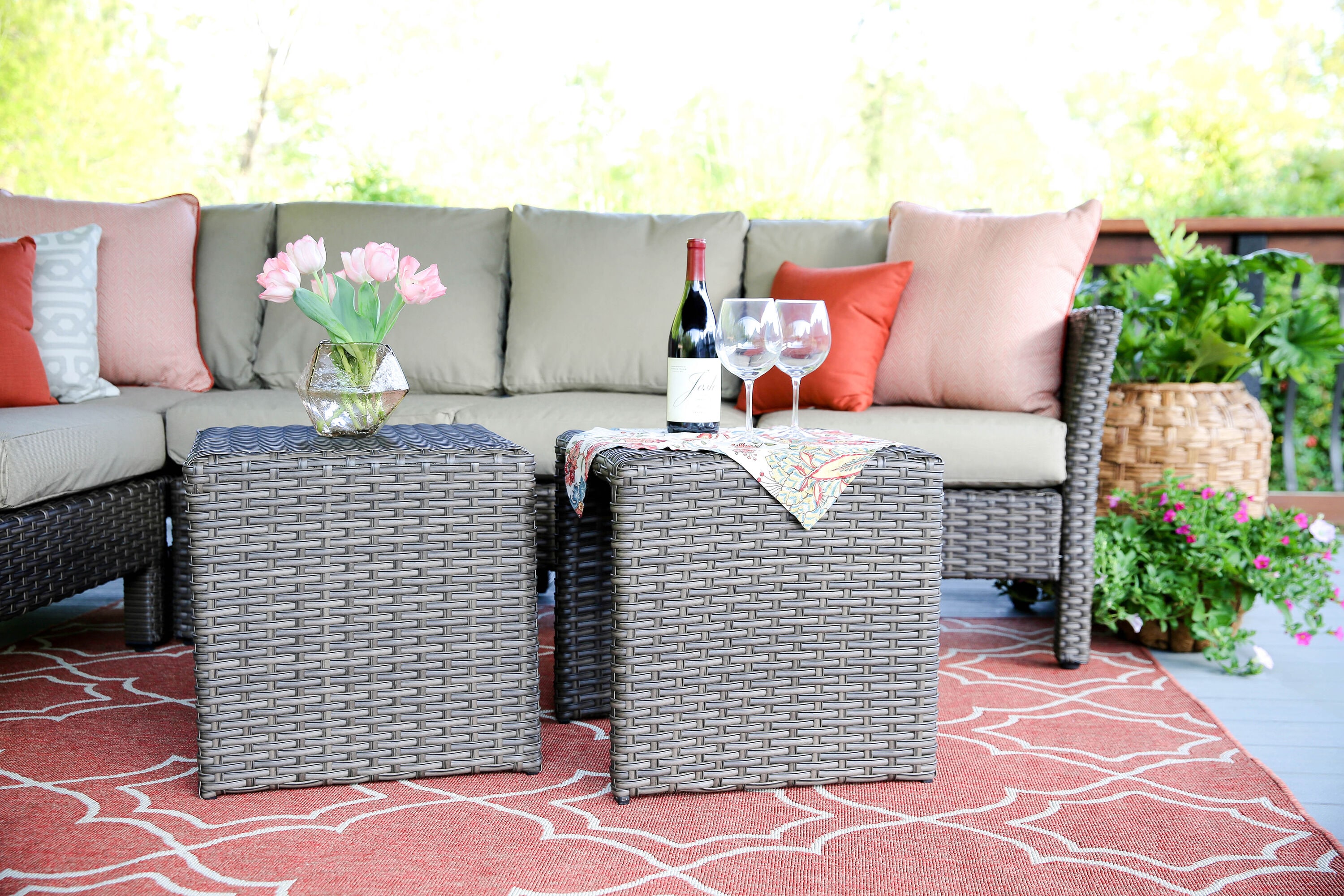 Leisure Made 768943-TAN Patio-Sofas-Daybeds - View #2