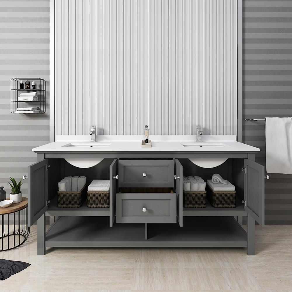 Fresca FCB2372VG-D-CWH-U Bath-Vanity-Combo - View #4