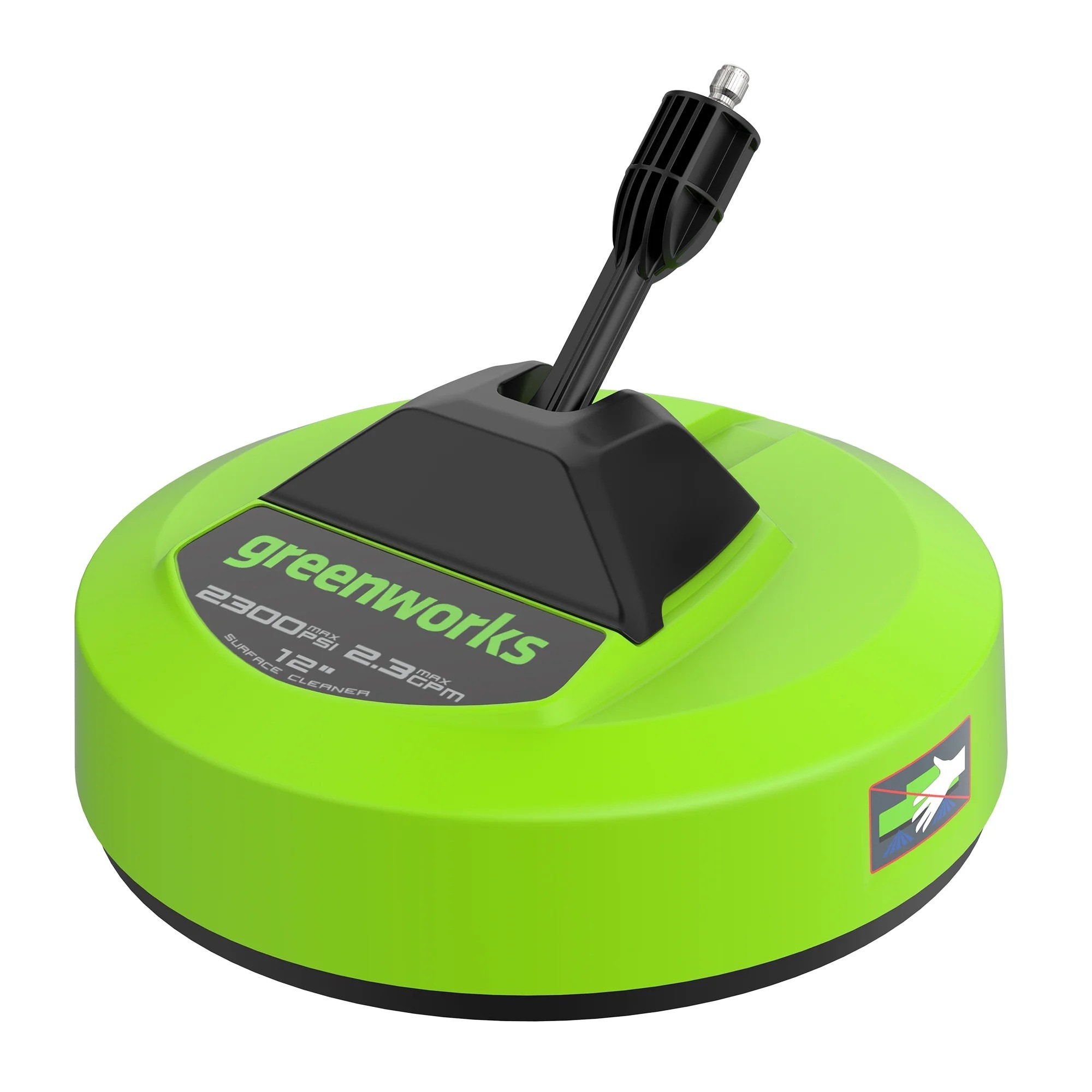 Greenworks Pro Universal 12-in up to 2300 PSI Rotating Surface Cleaner for Electric Pressure Washers