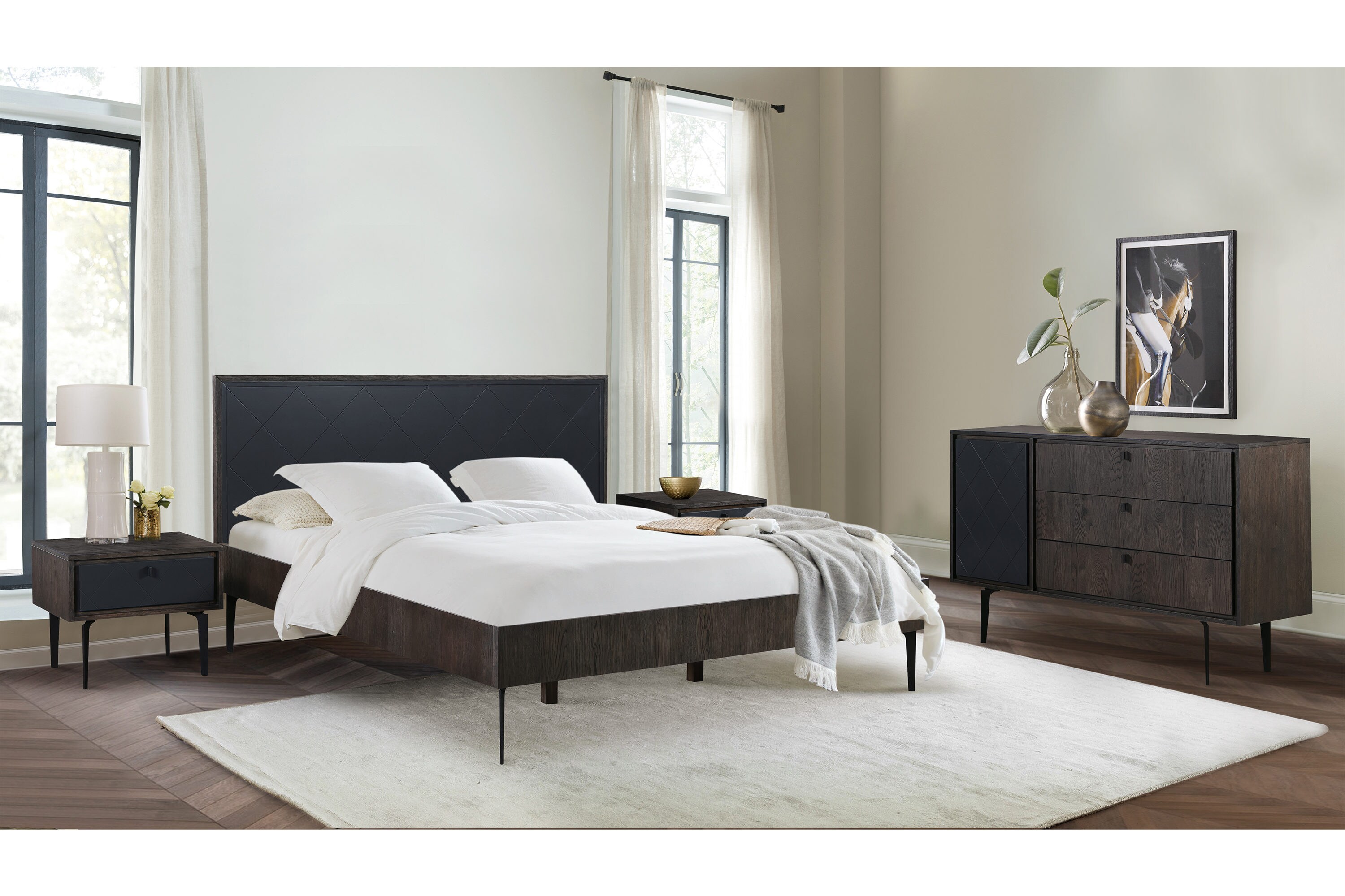Armen Living SETCRBDKG4B Bedroom-Sets - View #4