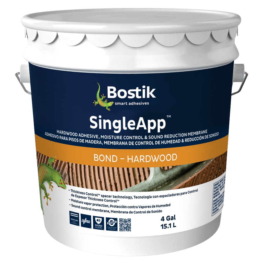 Bostik SingleApp Wood Flooring Adhesive (4-Gallons) in the