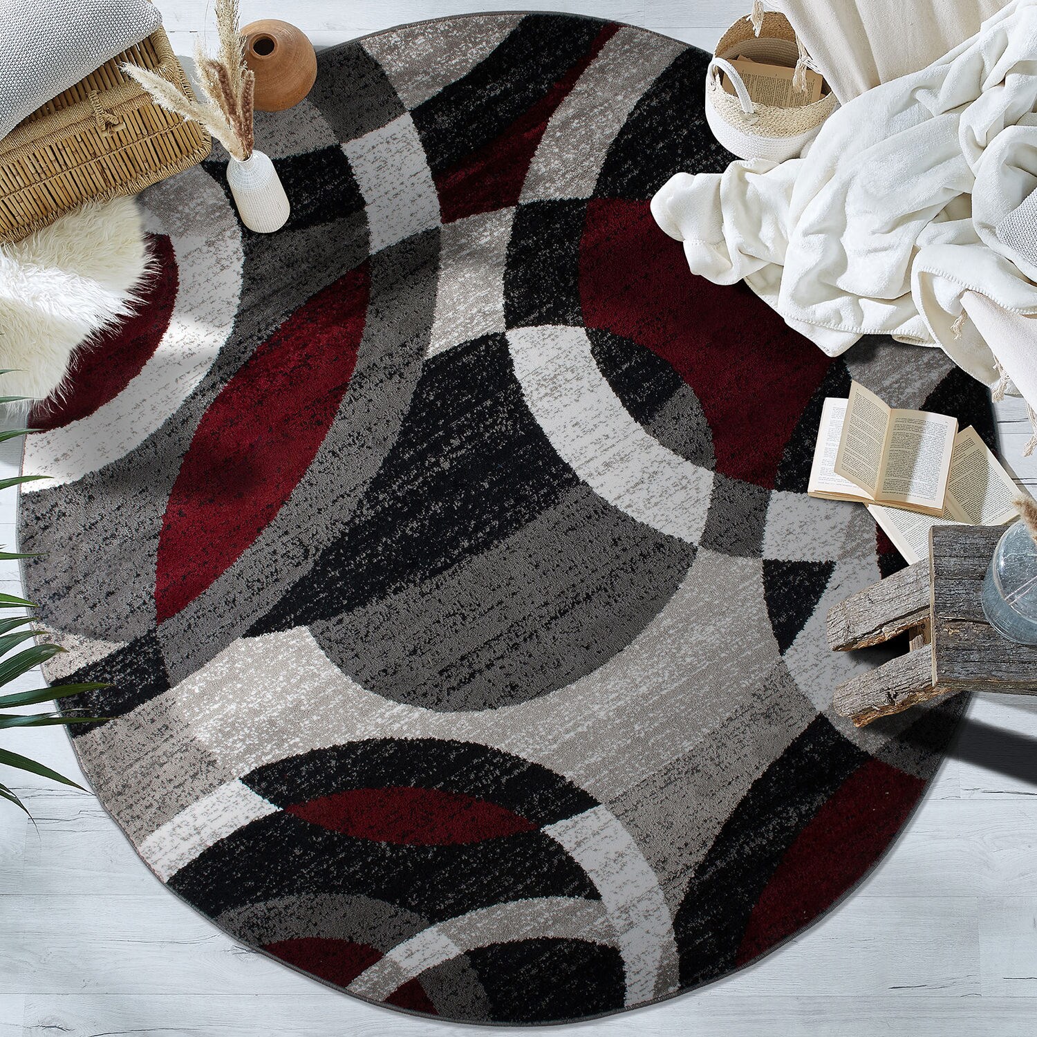 World Rug Gallery 105RED6RND rugs - View #6