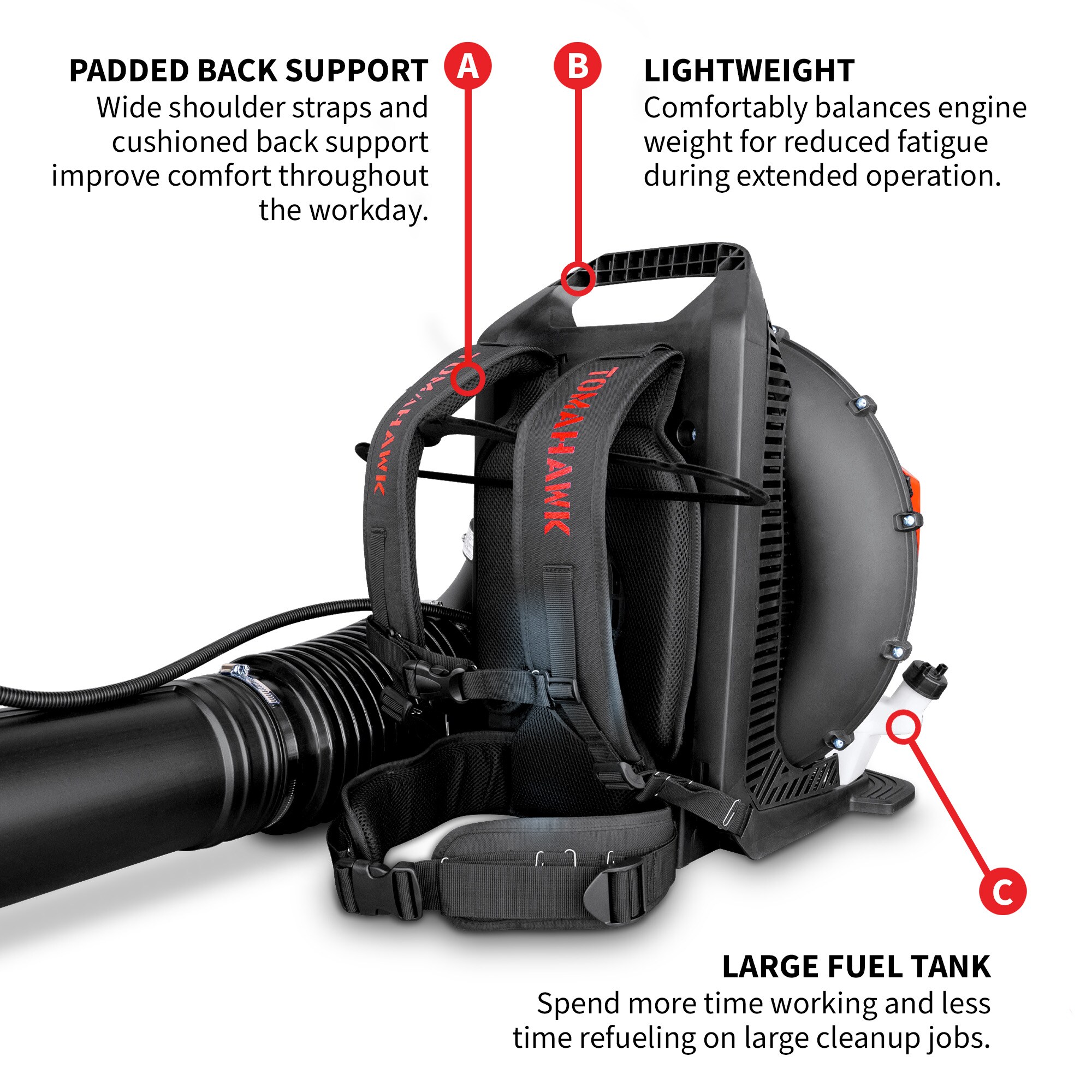 Tomahawk Power TLB80 Cordless-Electric-Blowers - View #7