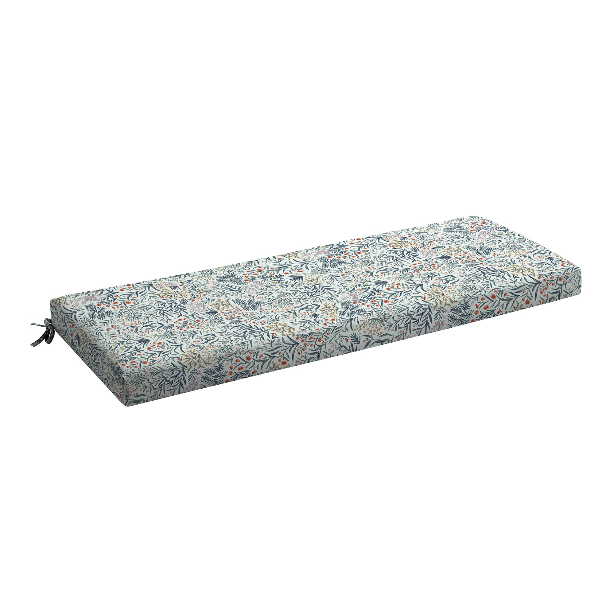 ARDEN ZR0PF79A-DKZ1 18-in x 48-in Pistachio Botanical Patio bench cushion