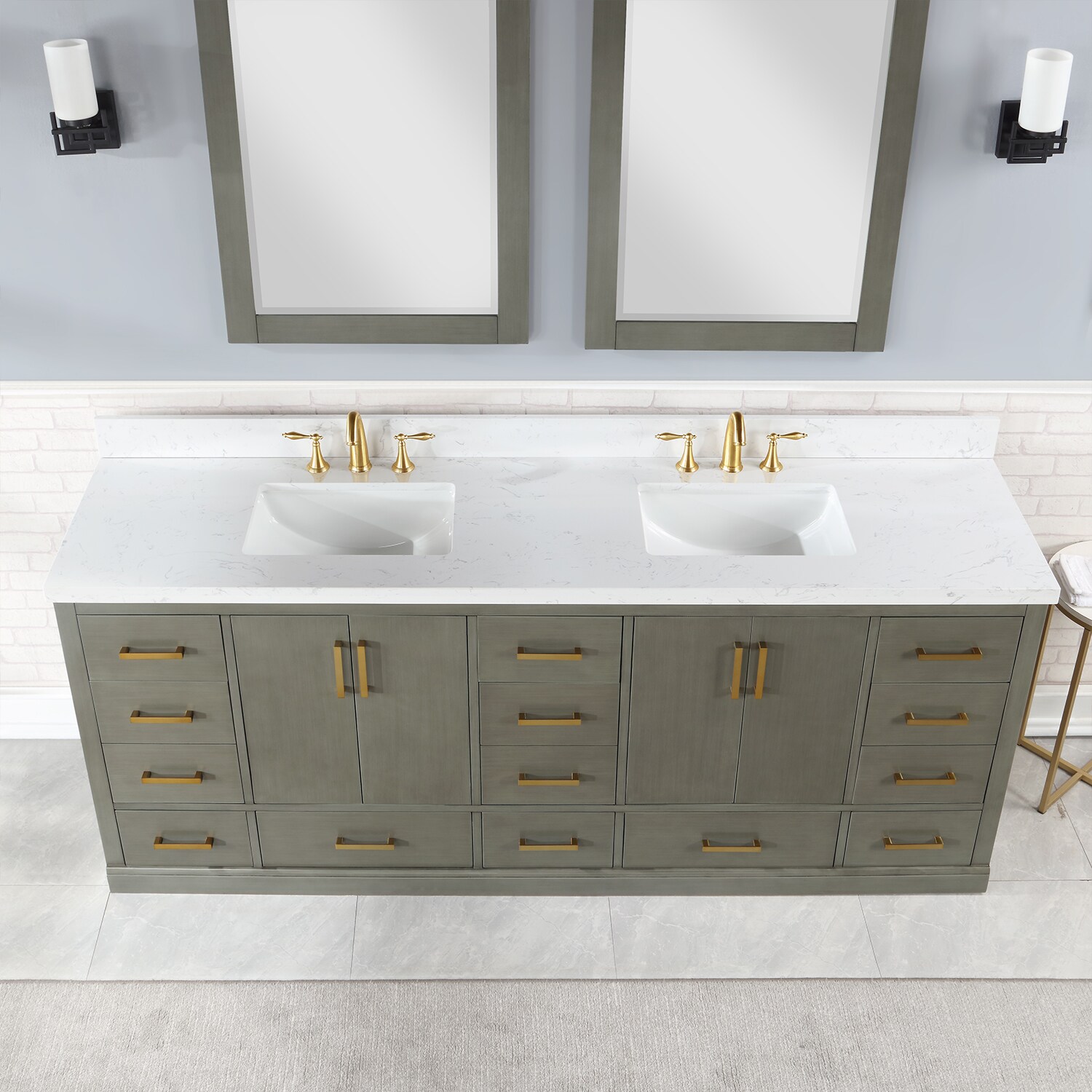 Altair 544084-GP-AW Bath-Vanity-Combo - View #2