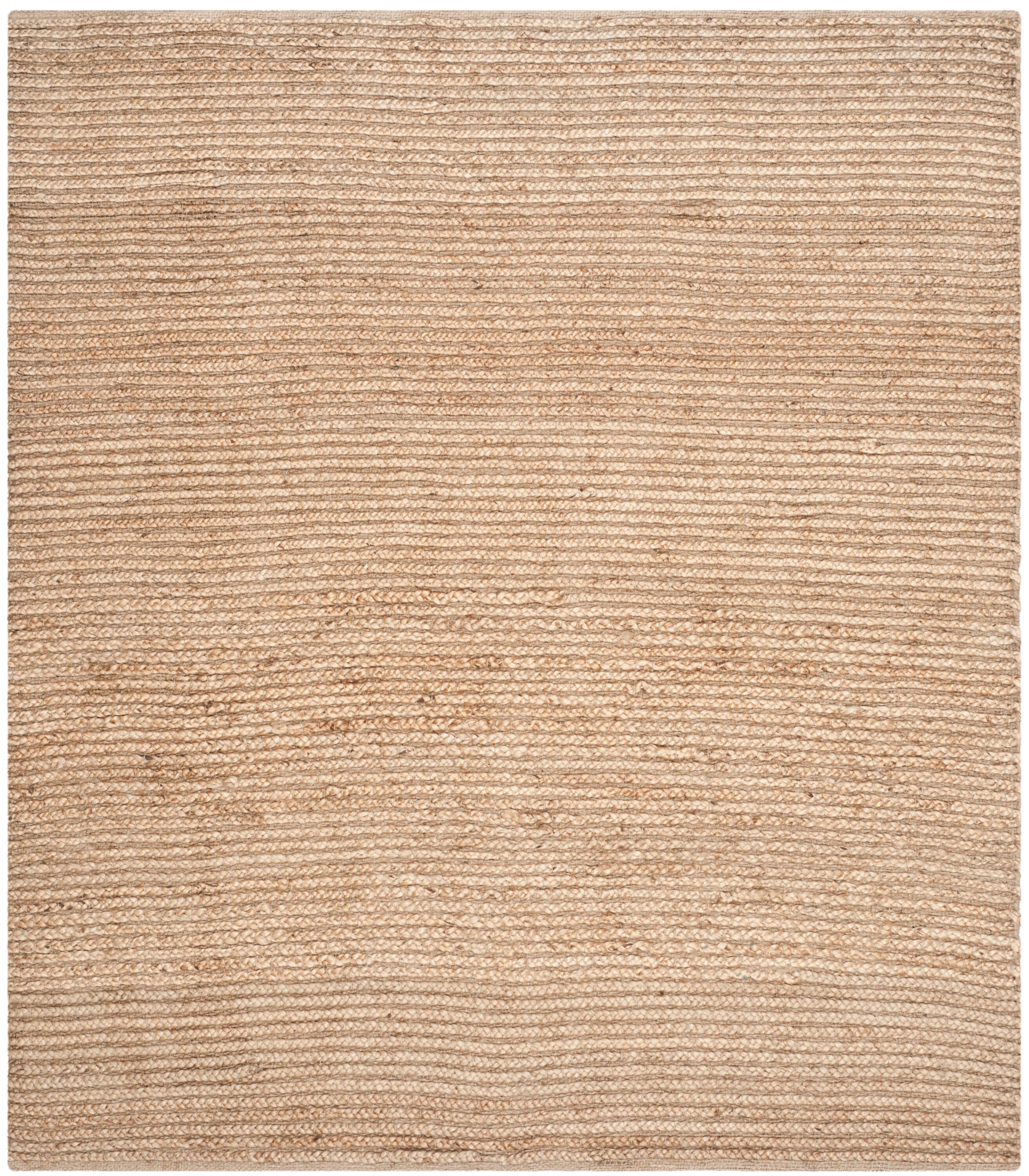 Coastal Charm Square Natural Jute 6' Area Rug