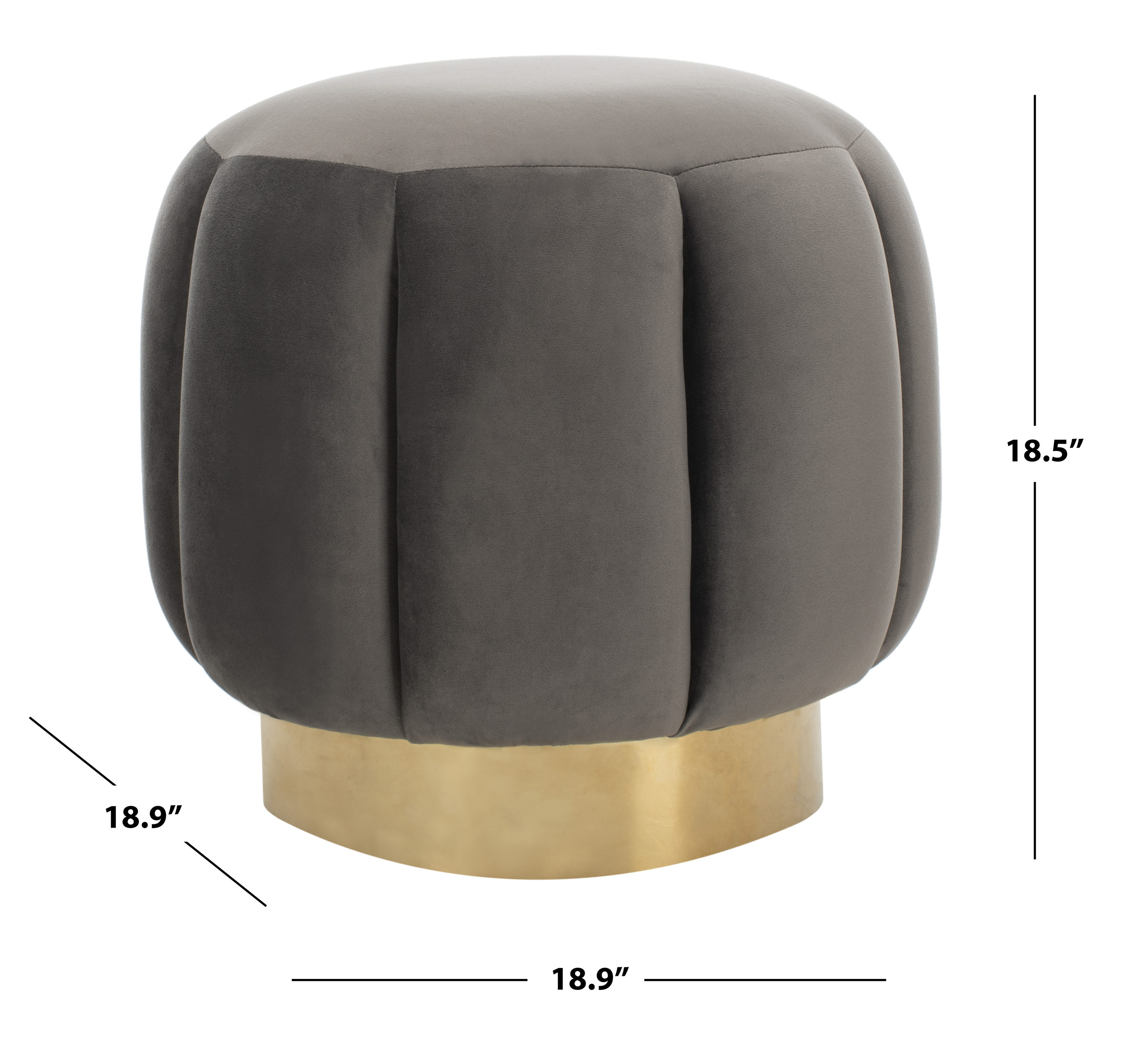 Safavieh SFV4707B Indoor-Ottomans - View #3