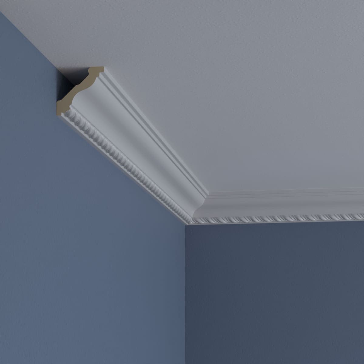 Primed White Urethane Crown Moulding 94.5"