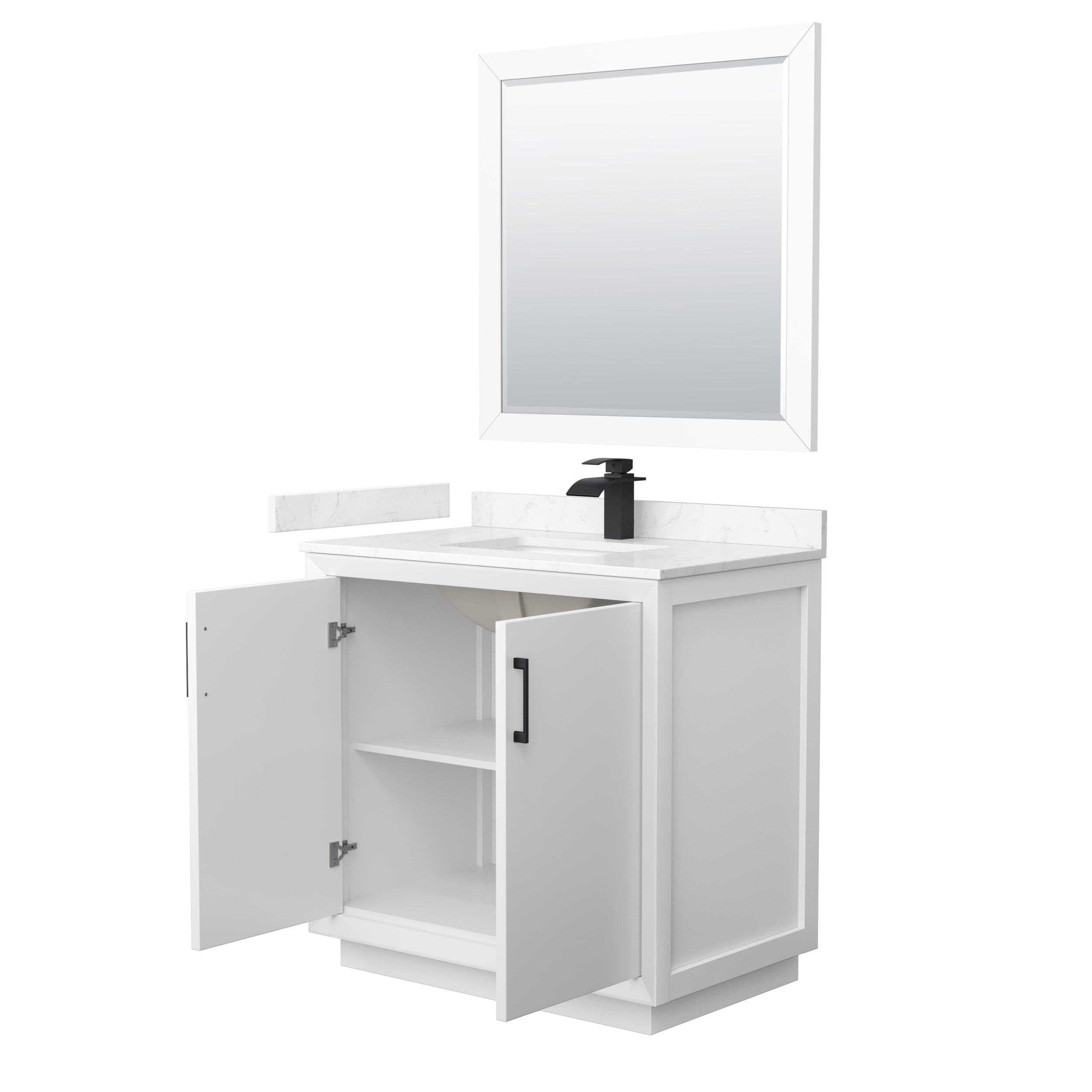 Wyndham Collection WCF414136SWBC2UNSM34 Bath-Vanity-Combo - View #2