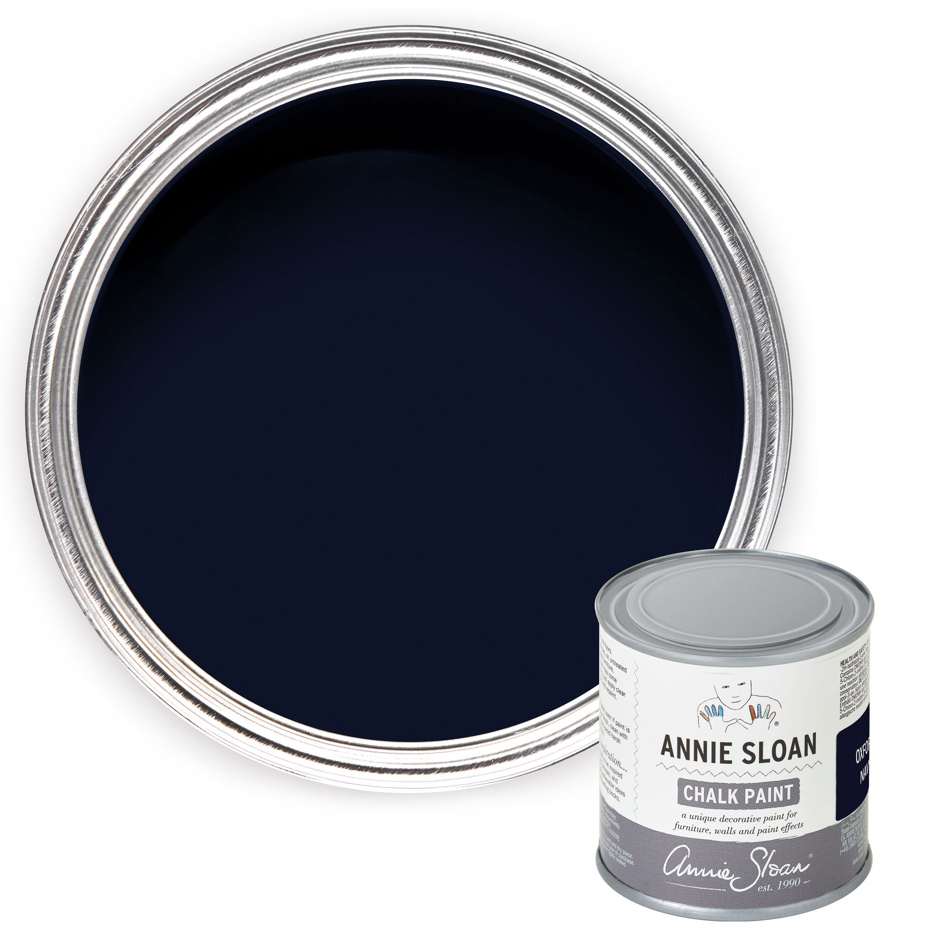 Annie Sloan P062OXF.1201.01 Flat Oxford Navy Chalky Enamel ( 4-fl oz )