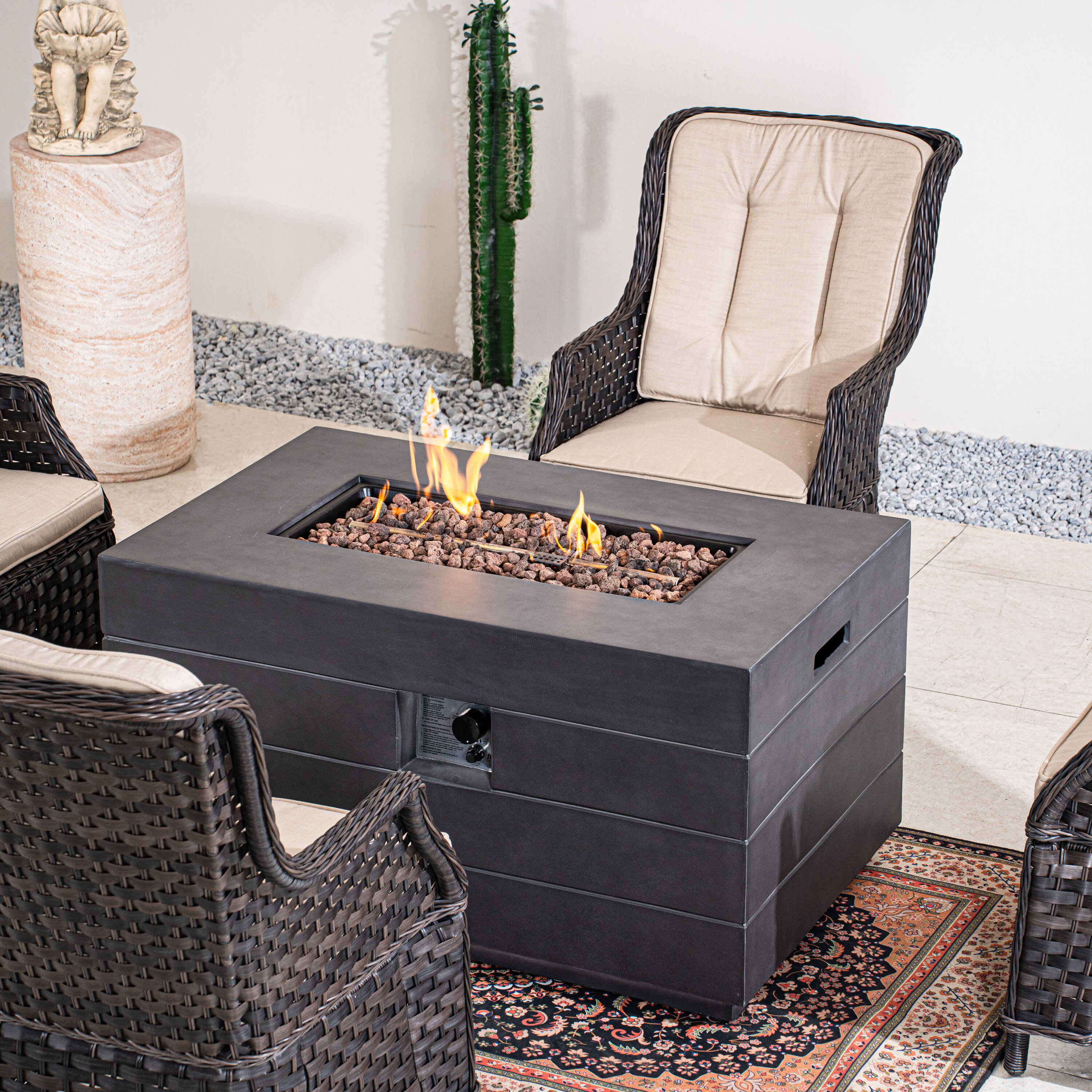 Direct Wicker DWG-2150DG010B Patio-Conversation-Sets - View #11
