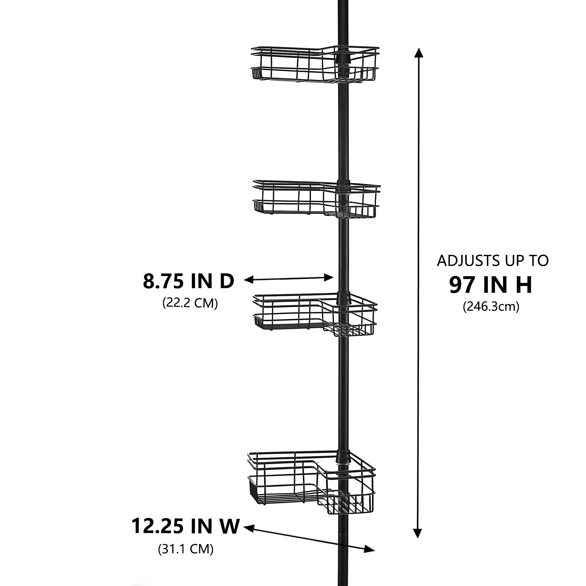 Utopia Alley PC6BK Hanging-Shower-Caddies - View #9